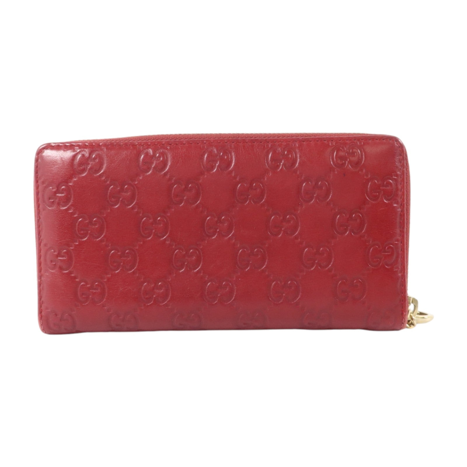 GUCCI 牛皮皮革Lovely Line Guccissima Zip-Around Long Wallet金扣長錢包