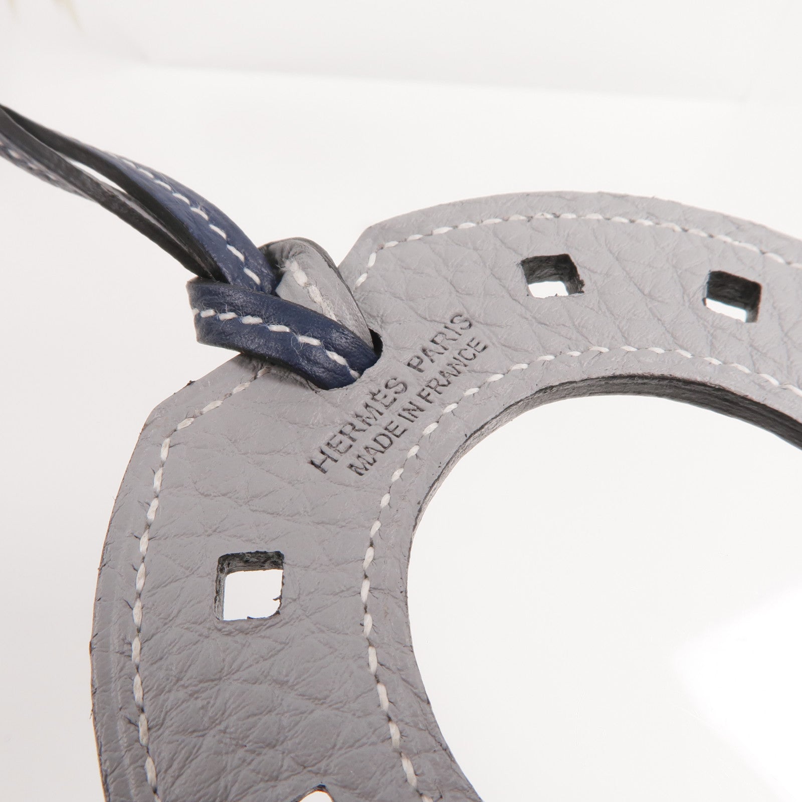 HERMES Togo皮革Paddock Horse Shoe Charm掛飾