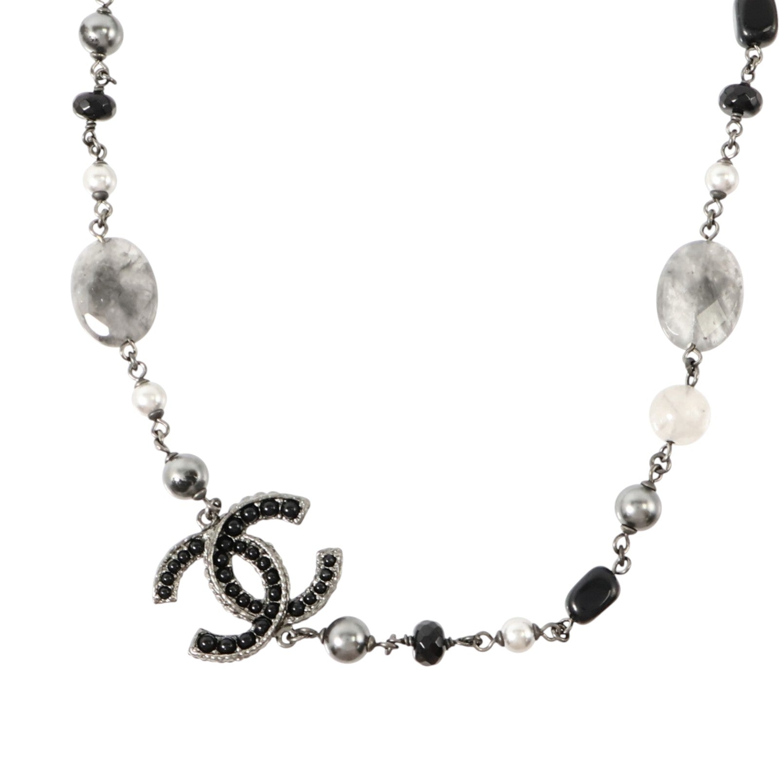 CHANEL PVC/金屬Necklace項鏈