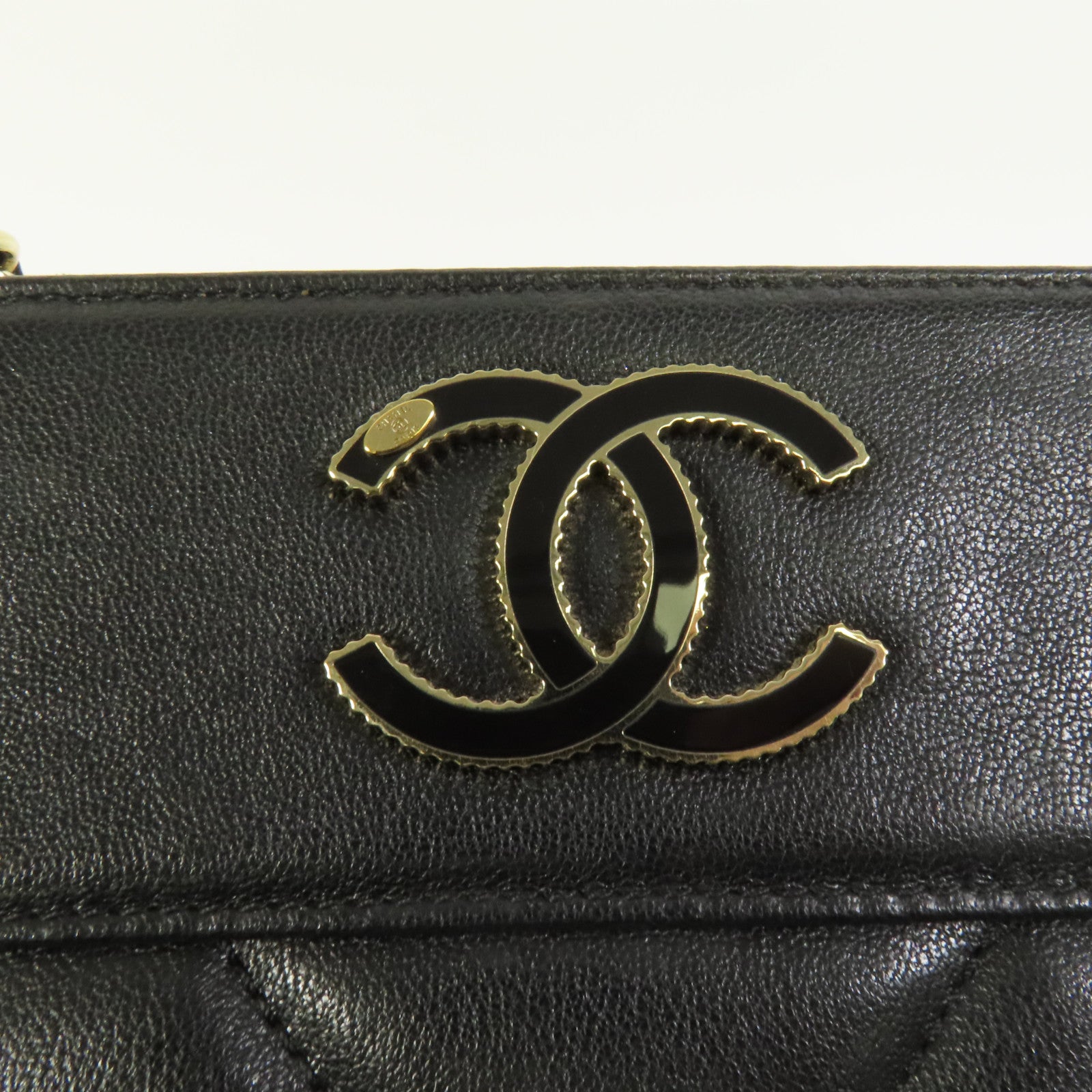 CHANEL 牛皮皮革Shoulder Bag金扣肩背袋