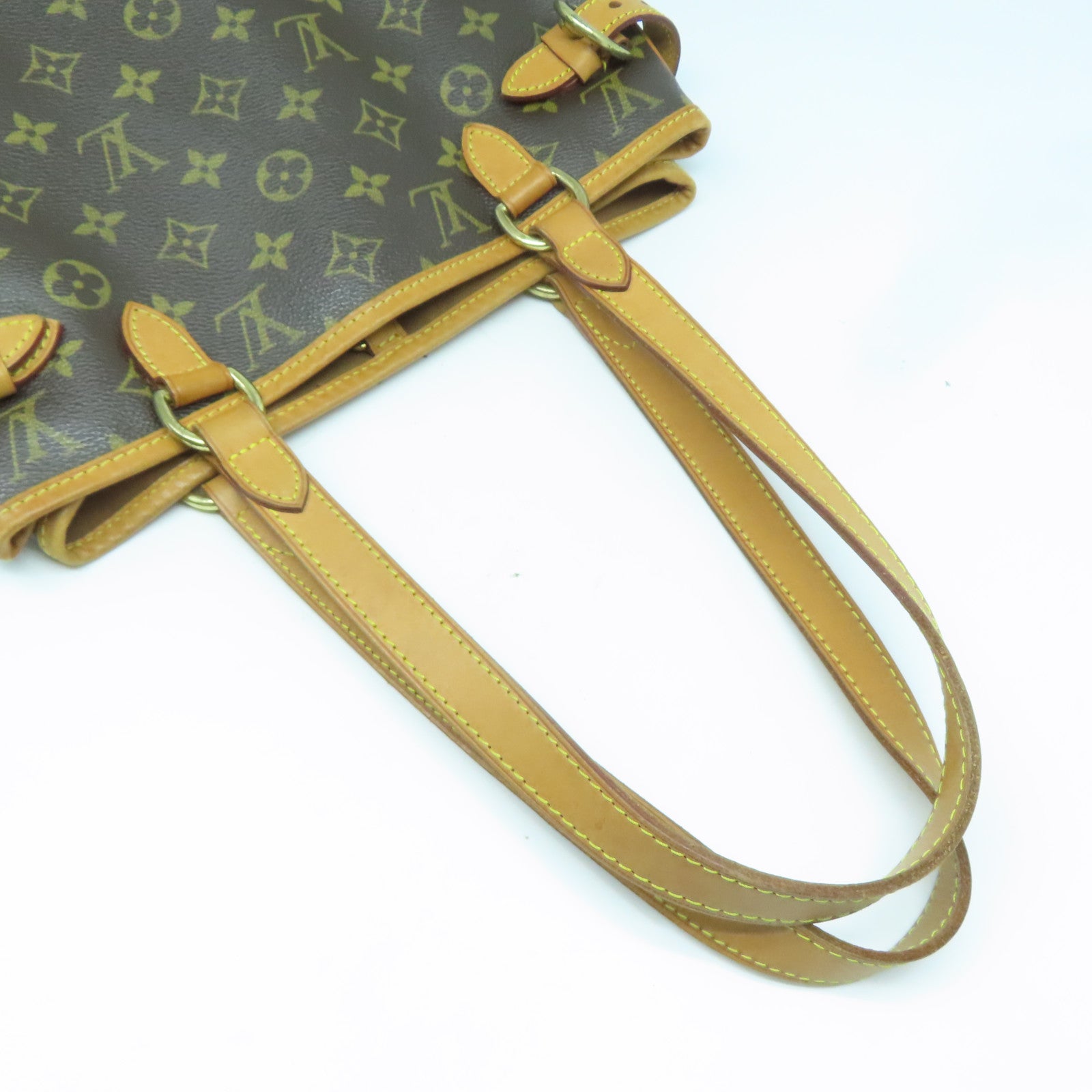 LOUIS VUITTON 【清倉大減價】Monogram Batignolles Vertical金扣肩背袋啡色