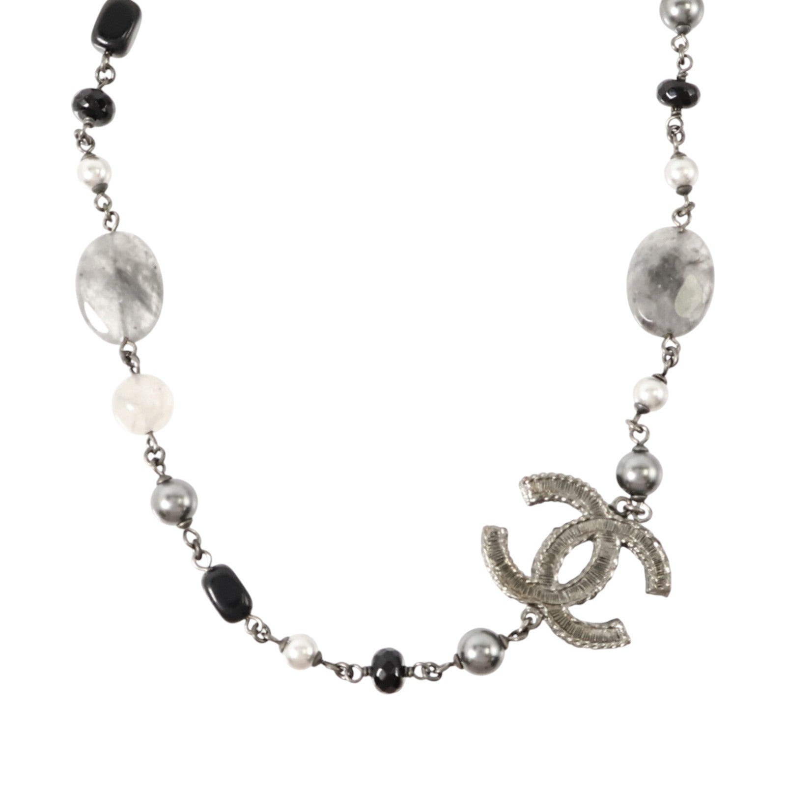 CHANEL PVC/金屬Necklace項鏈