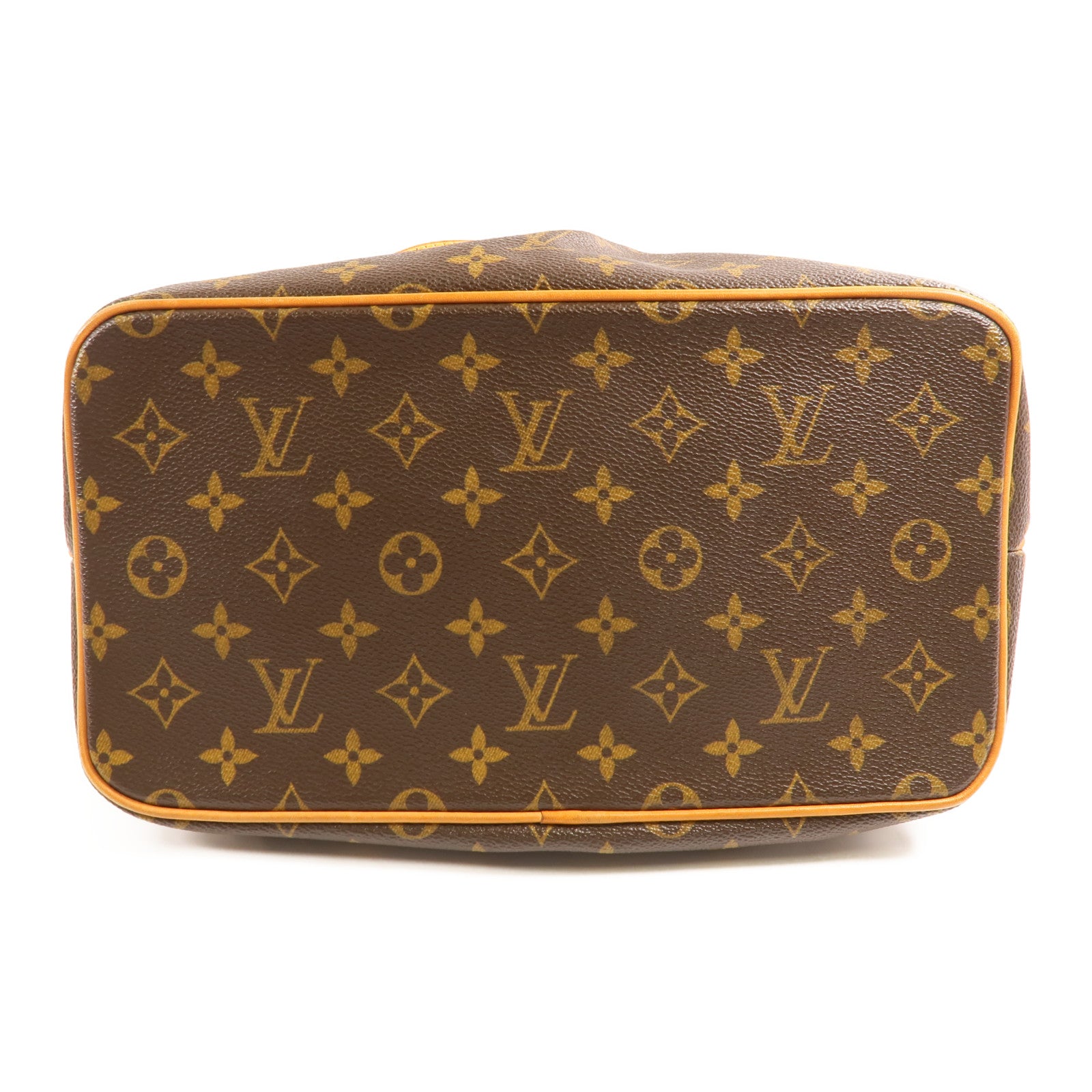 LOUIS VUITTON Monogram Palermo PM金扣手挽肩背兩用袋棕色
