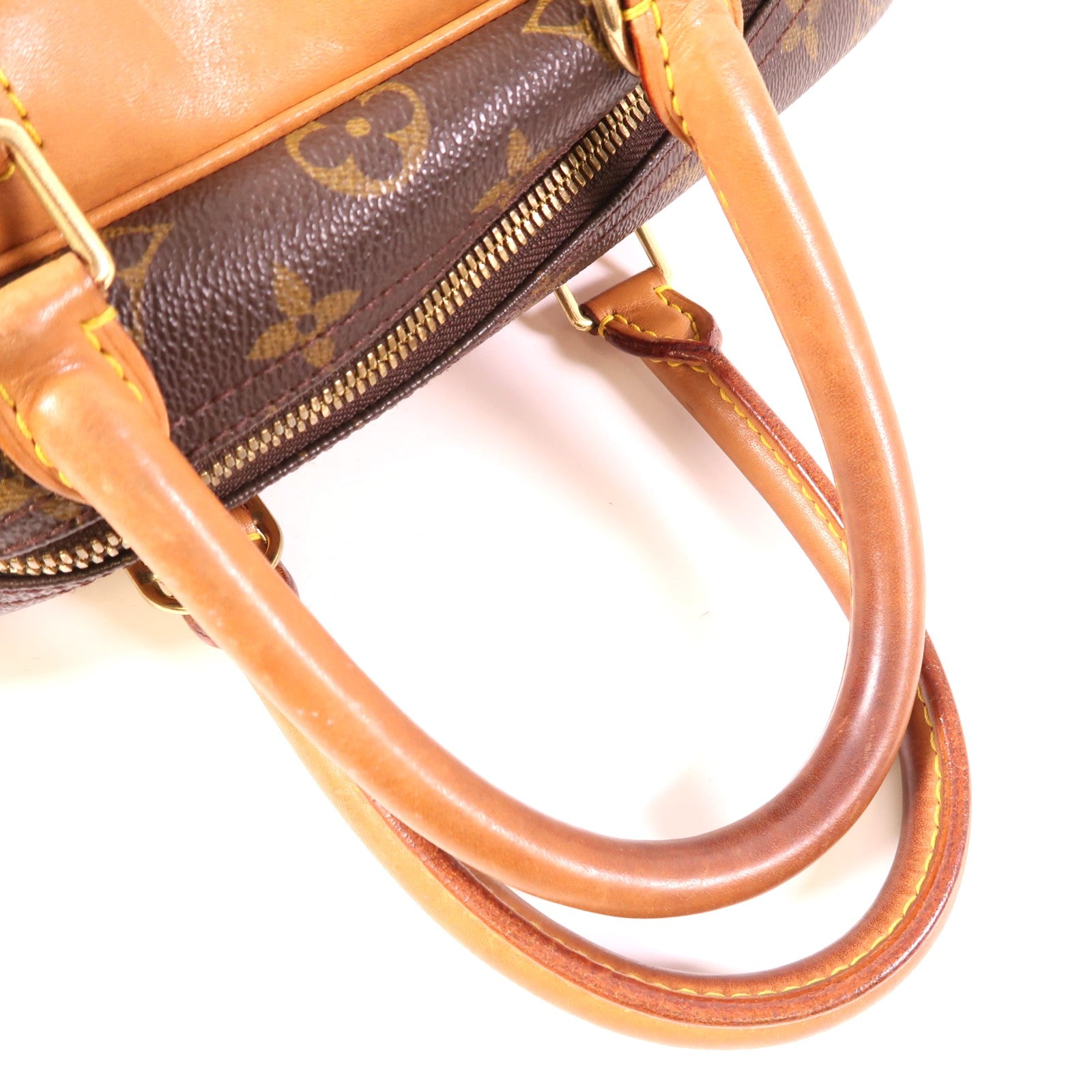 LOUIS VUITTON Monogram Deauville金扣手挽袋