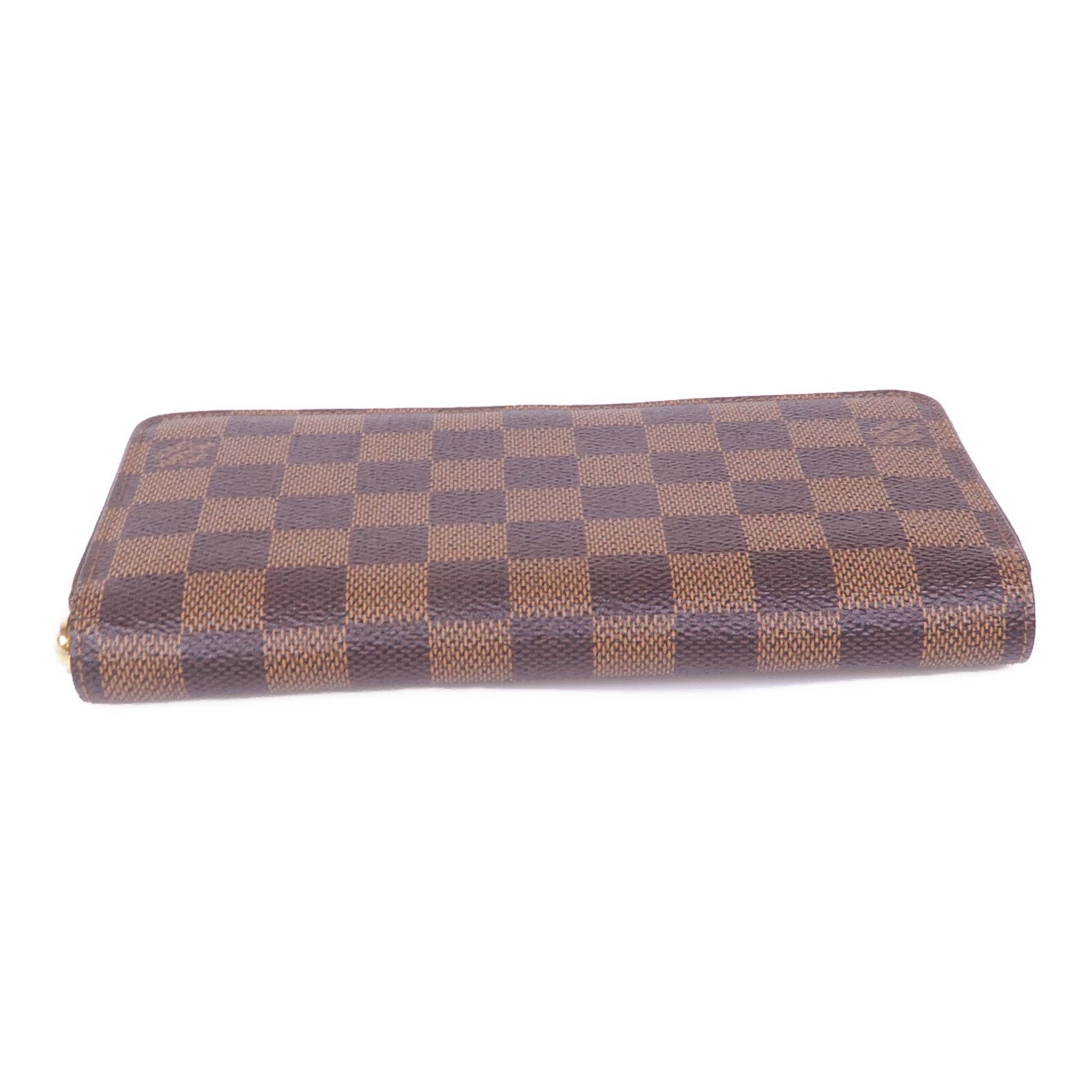 LOUIS VUITTON Damier Ebene Zippy Long Wallet金扣長錢包