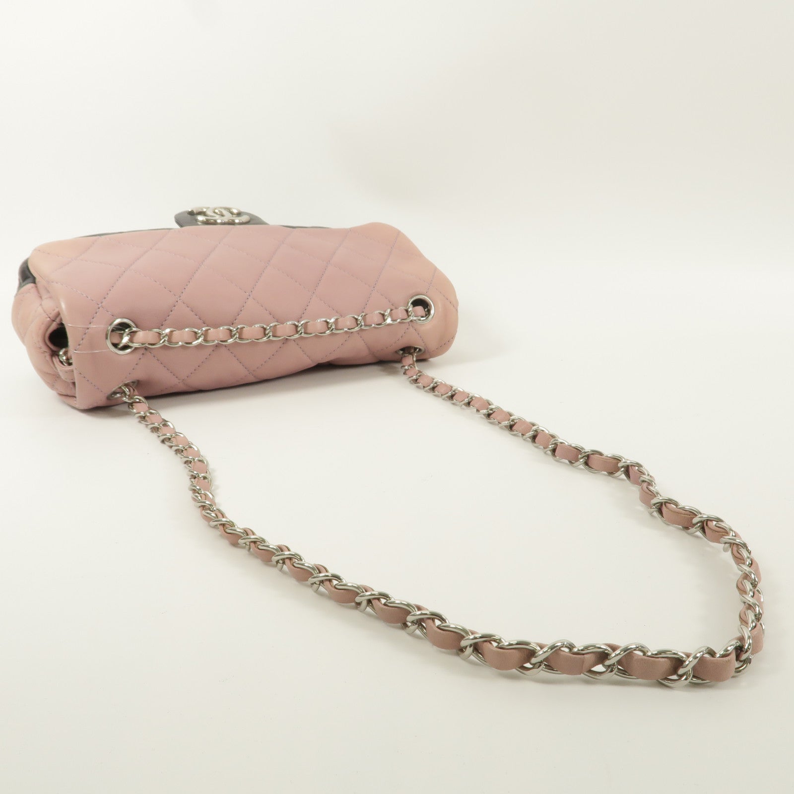 CHANEL 羊皮皮革Chain Shoulder鏈帶肩背袋