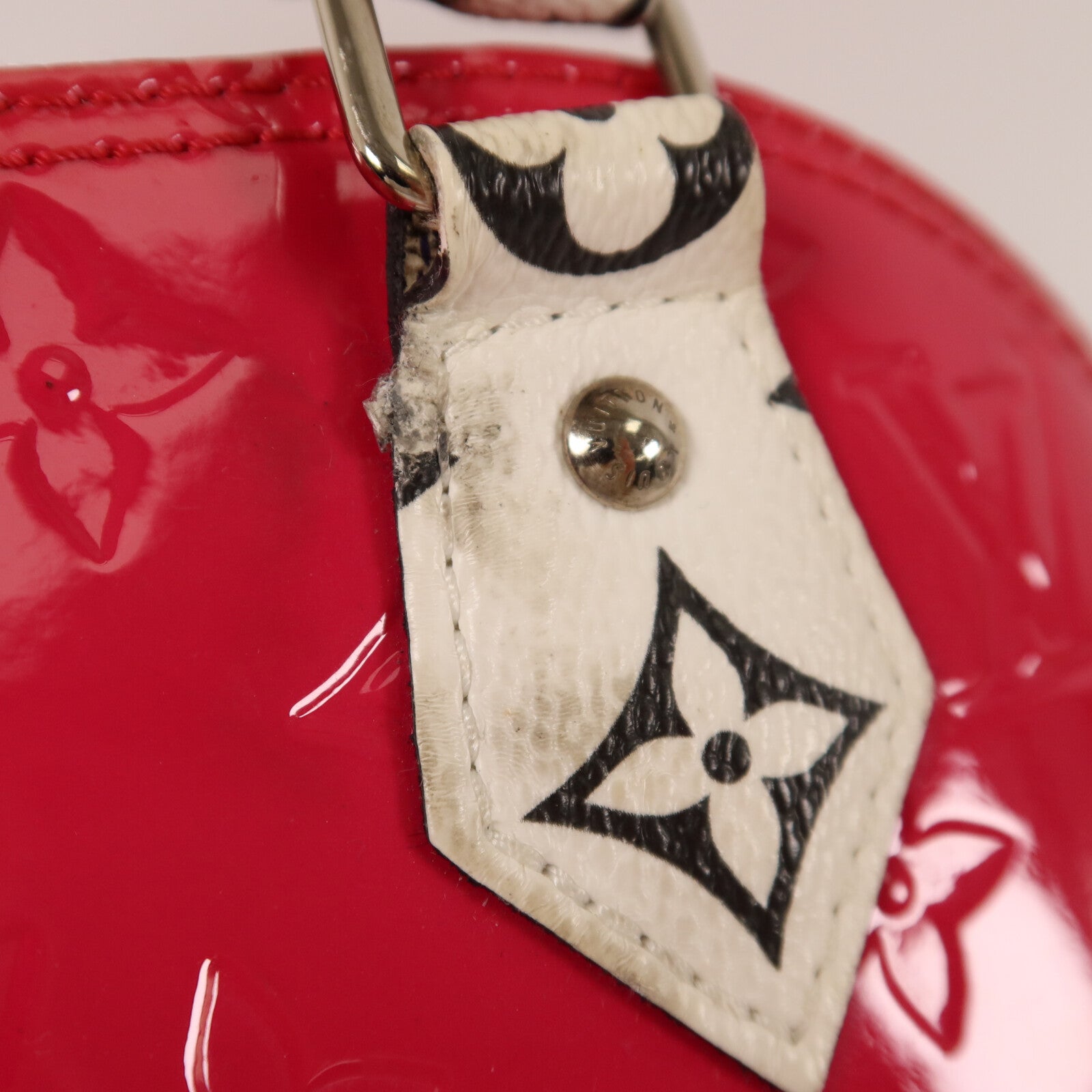LOUIS VUITTON Monogram Vernis Alma BB手挽肩背兩用袋