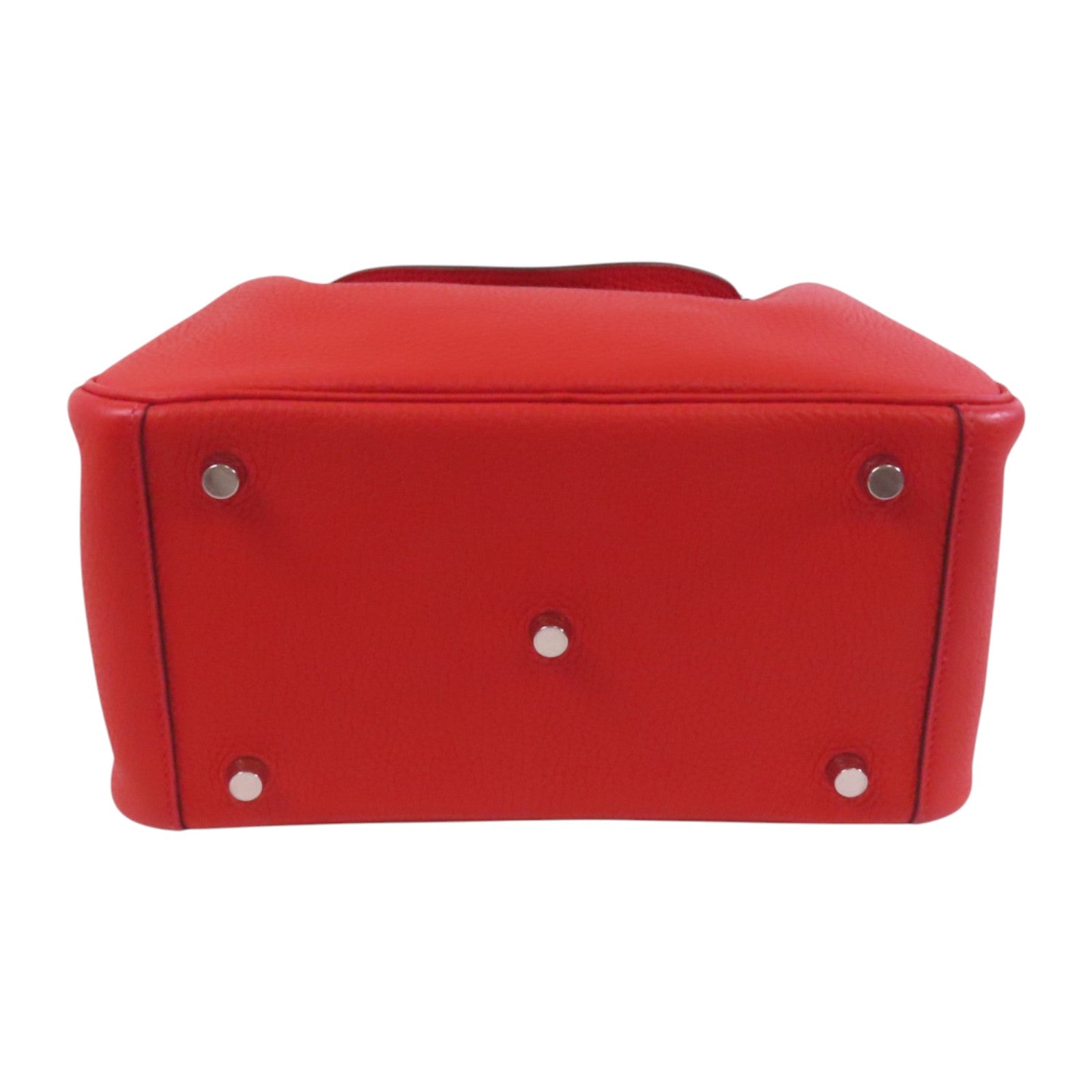 HERMES Clemence皮革Lindy 26銀扣肩背袋