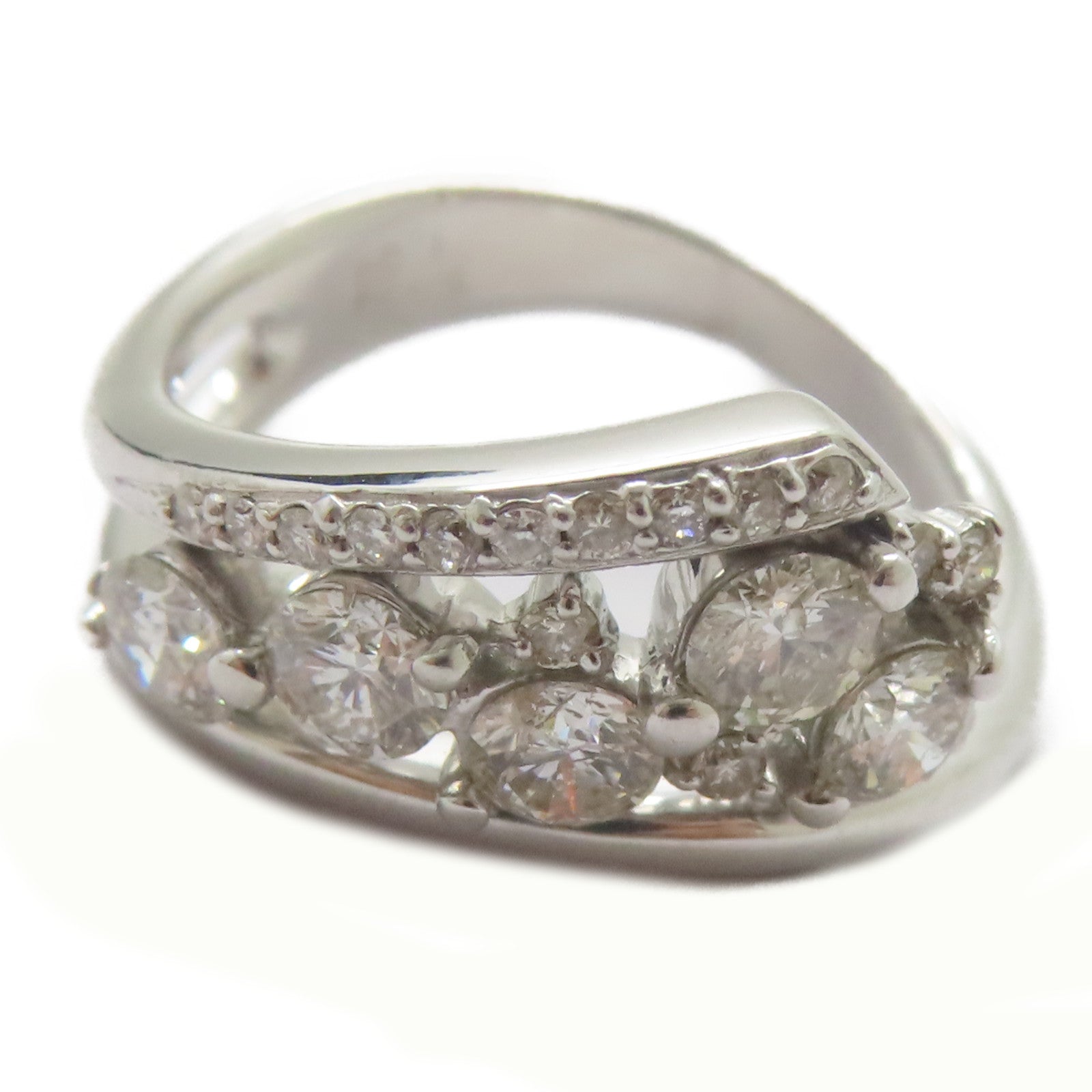 JEWELRY 18K白金Diamond Ring戒指US#7