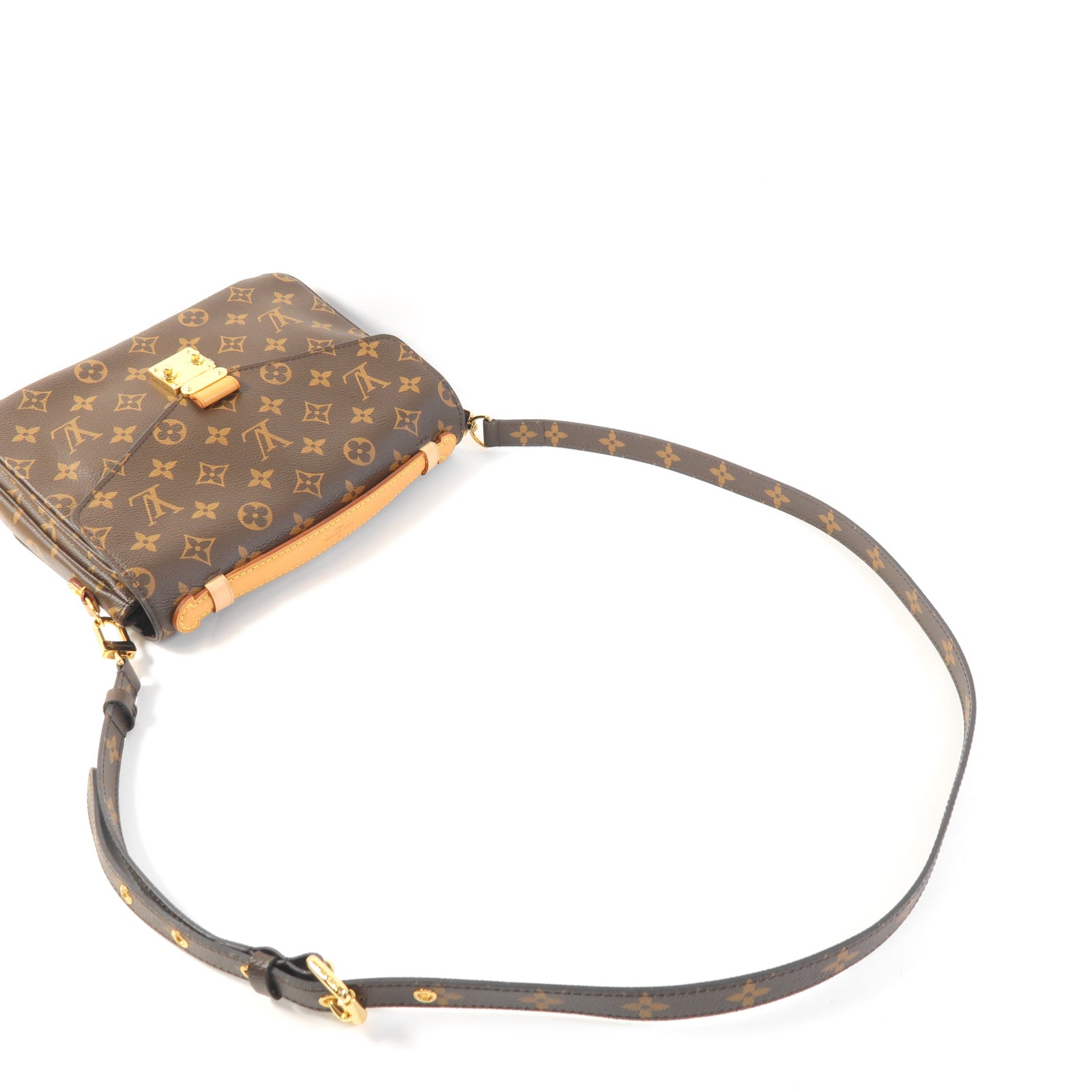 LOUIS VUITTON Monogram Pochette Metis MM金扣手挽肩背兩用袋
