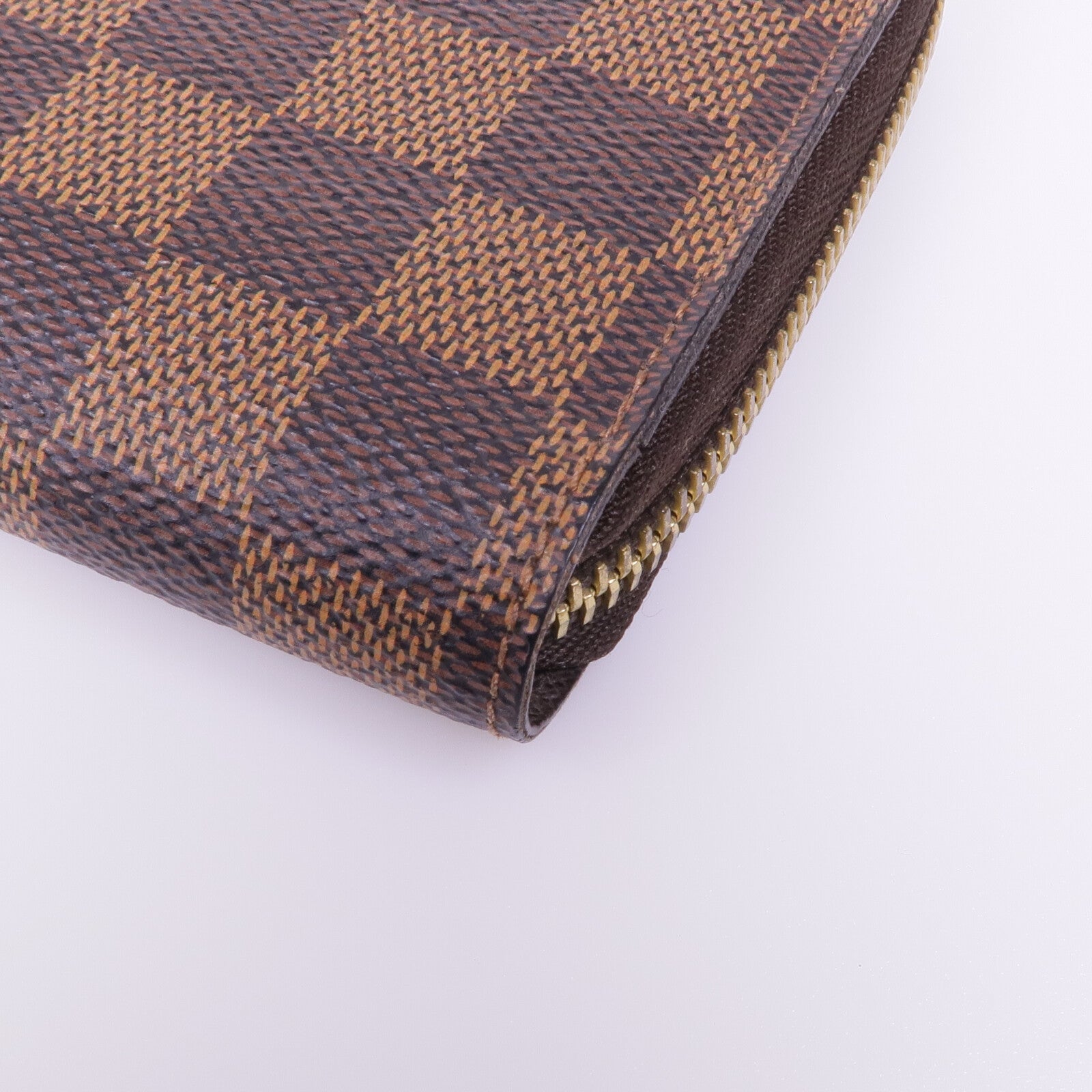 LOUIS VUITTON Damier Ebene Zippy Long Wallet金扣長錢包