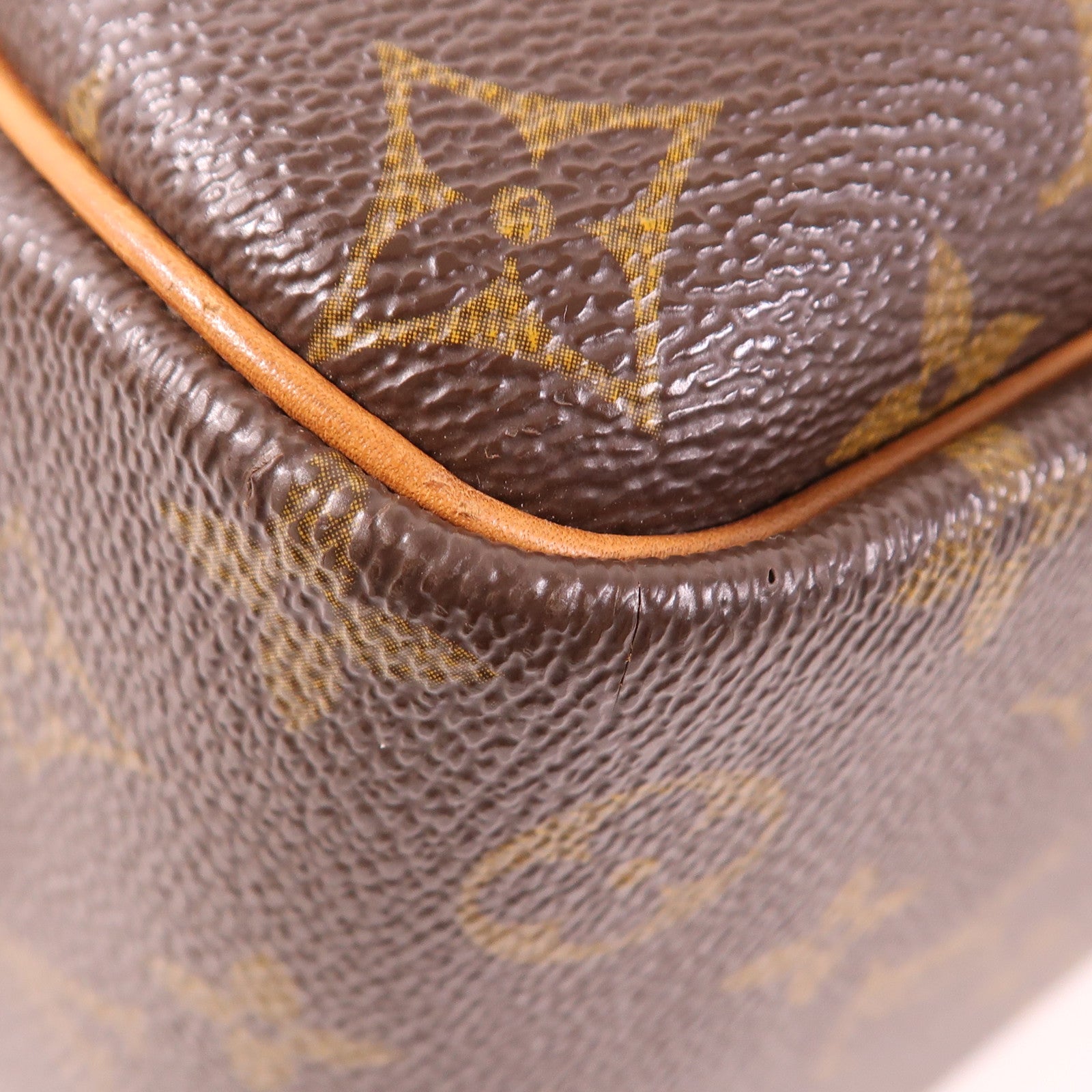 LOUIS VUITTON Monogram Deauville金扣手挽袋