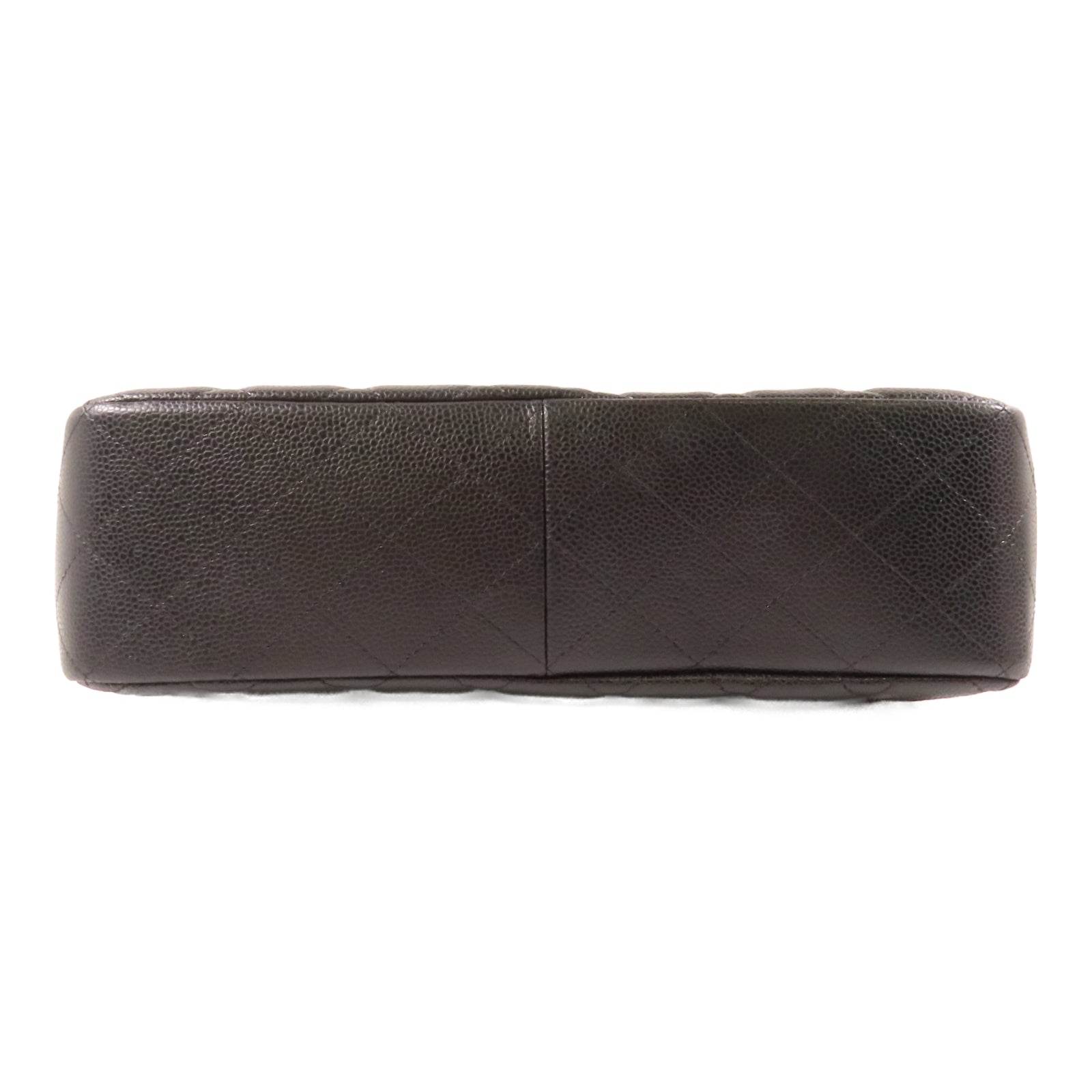 CHANEL 【激減優惠】菱格Caviar皮革Classic Jumbo Single Flap金扣鏈帶肩背袋黒色