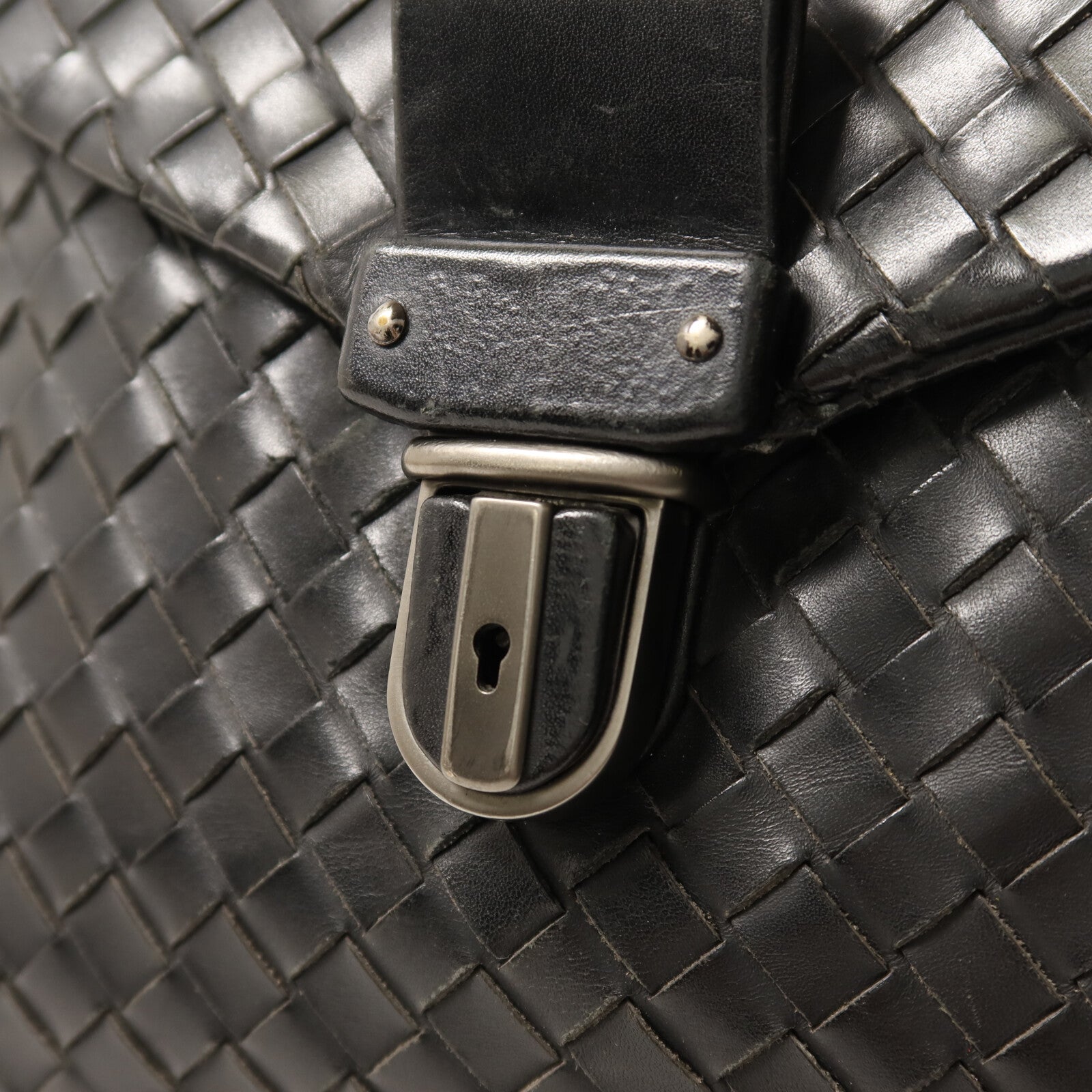 BOTTEGA VENETA 【激減優惠】牛皮皮革Brief Case銀扣公事包