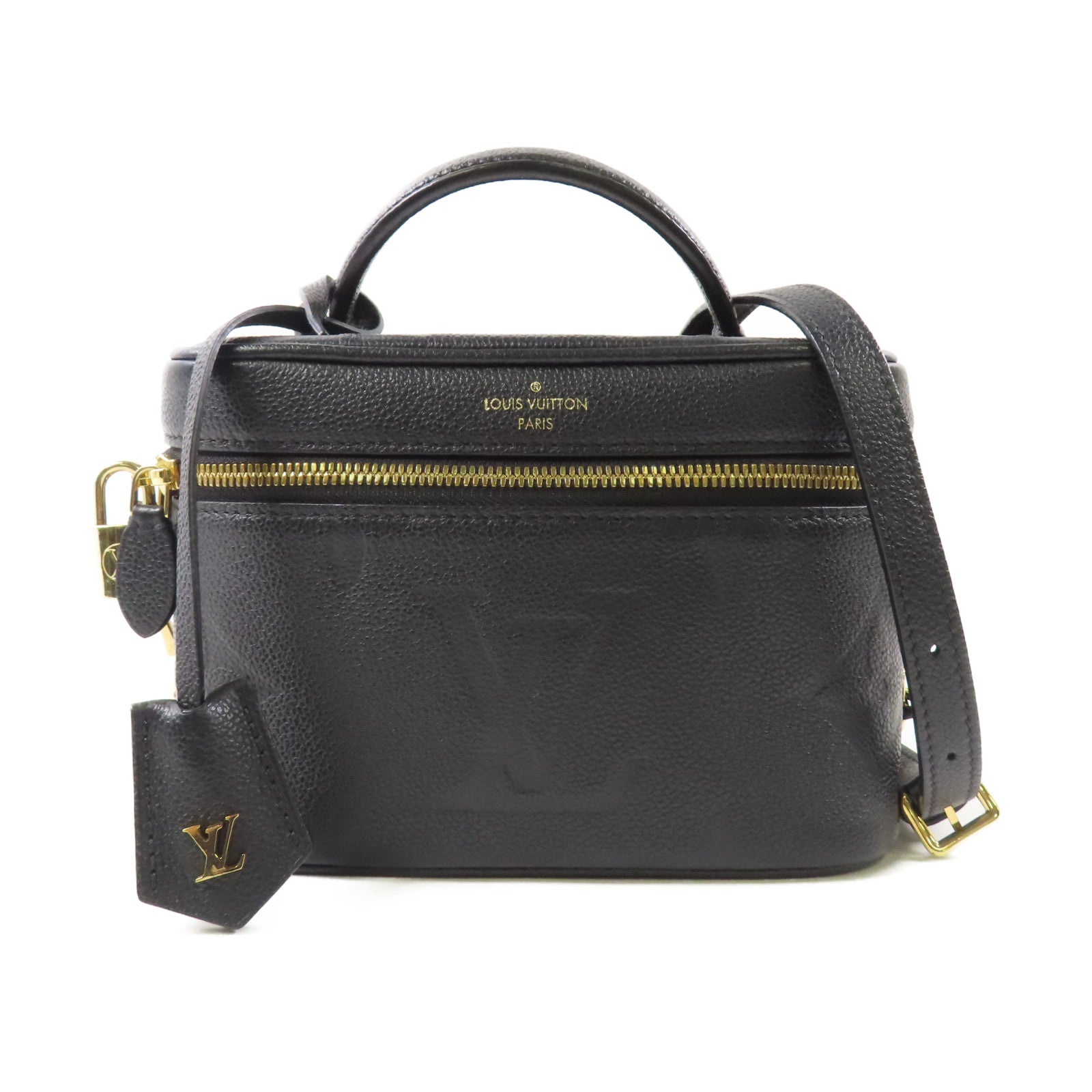 LOUIS VUITTON Monogram Empreinte Vanity Case金扣肩背袋