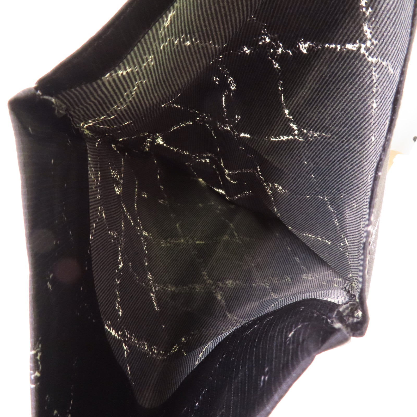 CHANEL 尼龍Travel Line銀扣手挽袋