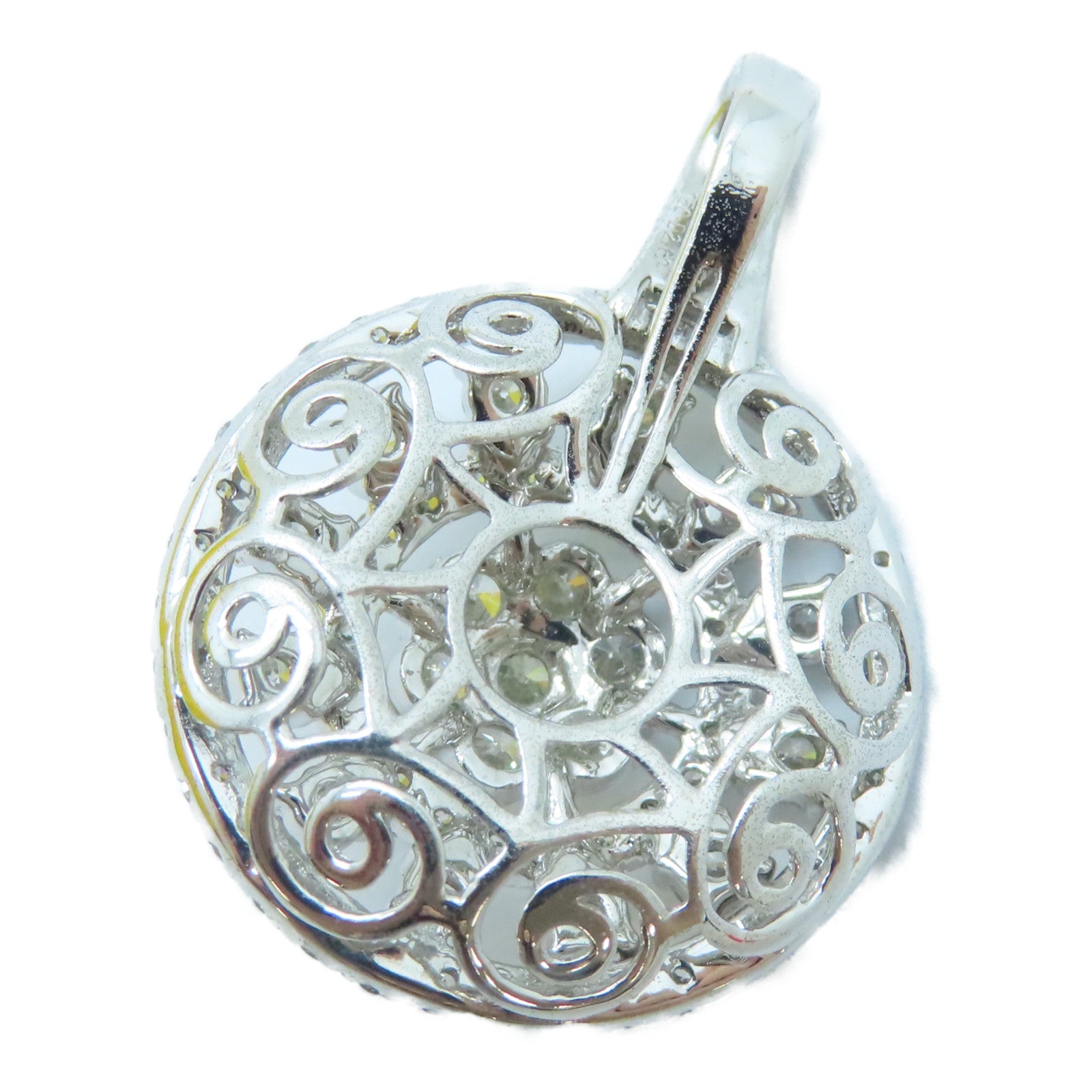 JEWELRY 18K白金Diamond Pendant Top 2.00ct鑚石吊墜