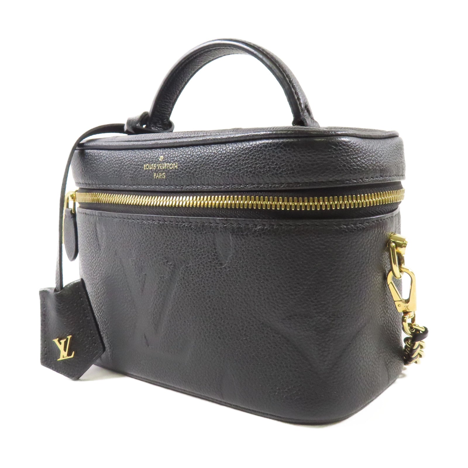 LOUIS VUITTON Monogram Empreinte Vanity Case金扣肩背袋