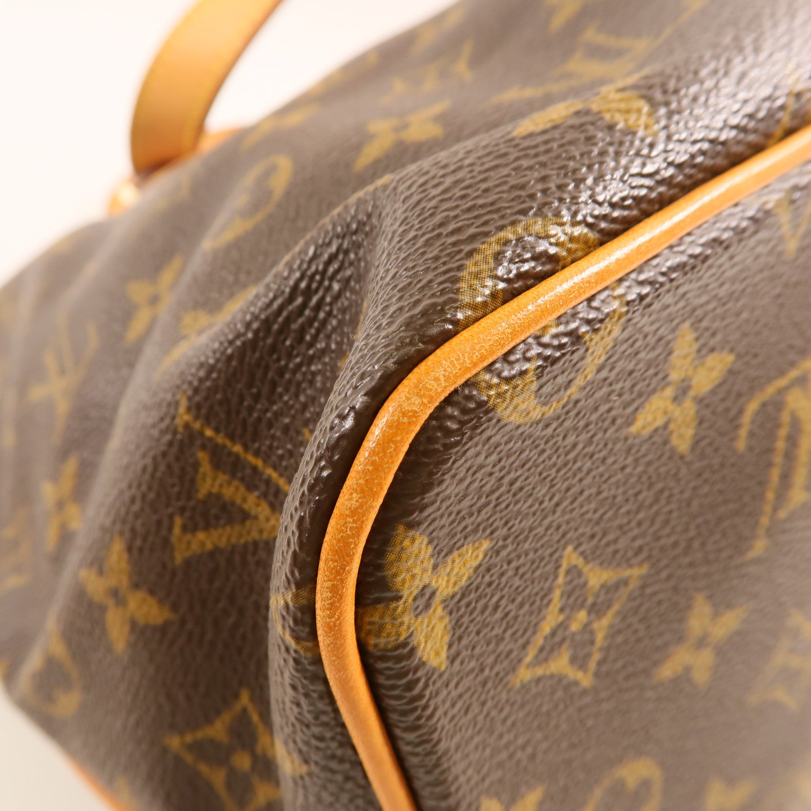 LOUIS VUITTON Monogram Palermo PM金扣手挽肩背兩用袋棕色