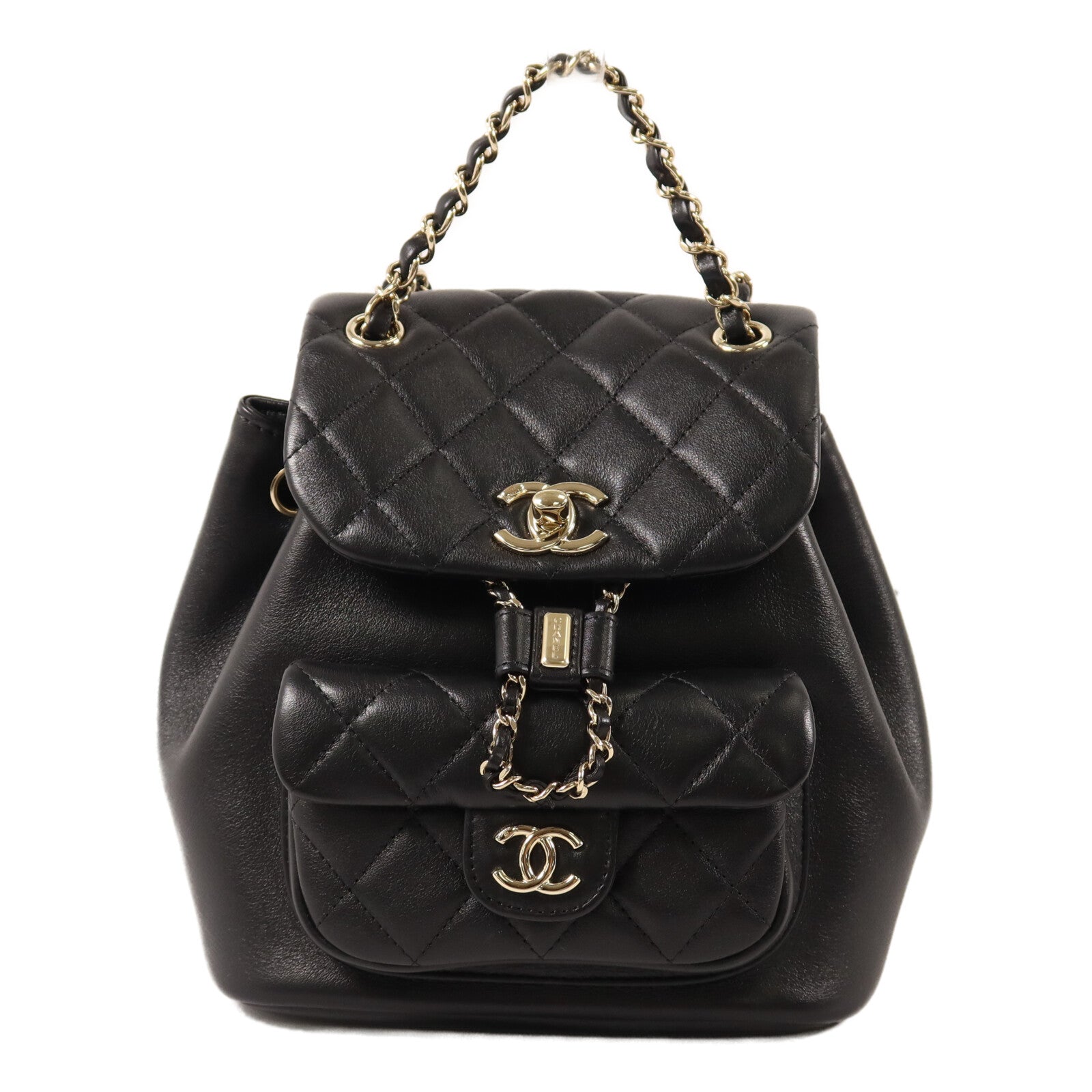 CHANEL 牛皮皮革Duma Backpack背包