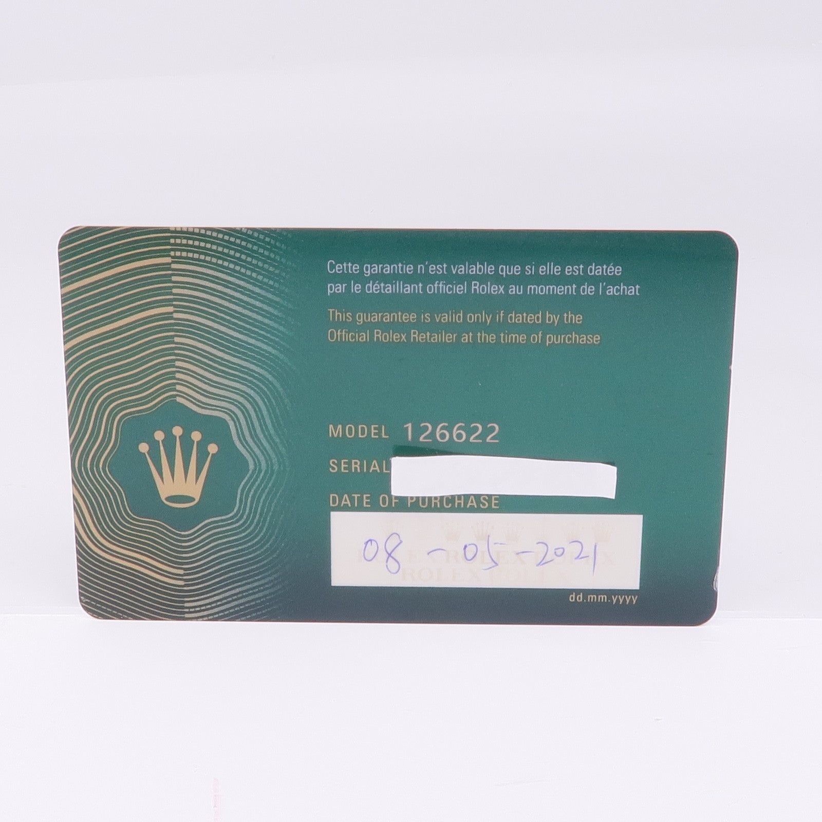 ROLEX Yacht Master 126622