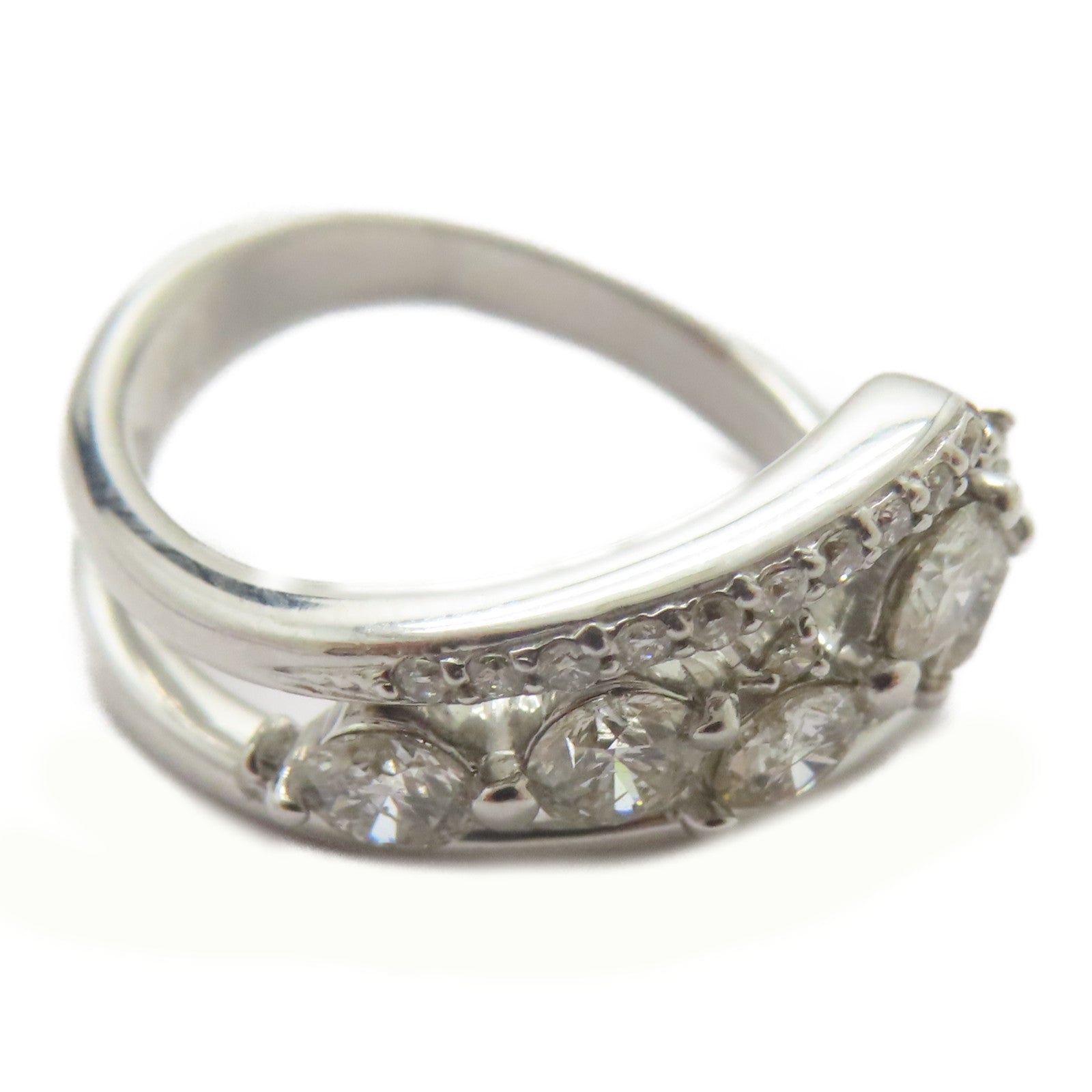 JEWELRY 18K白金Diamond Ring戒指US#7
