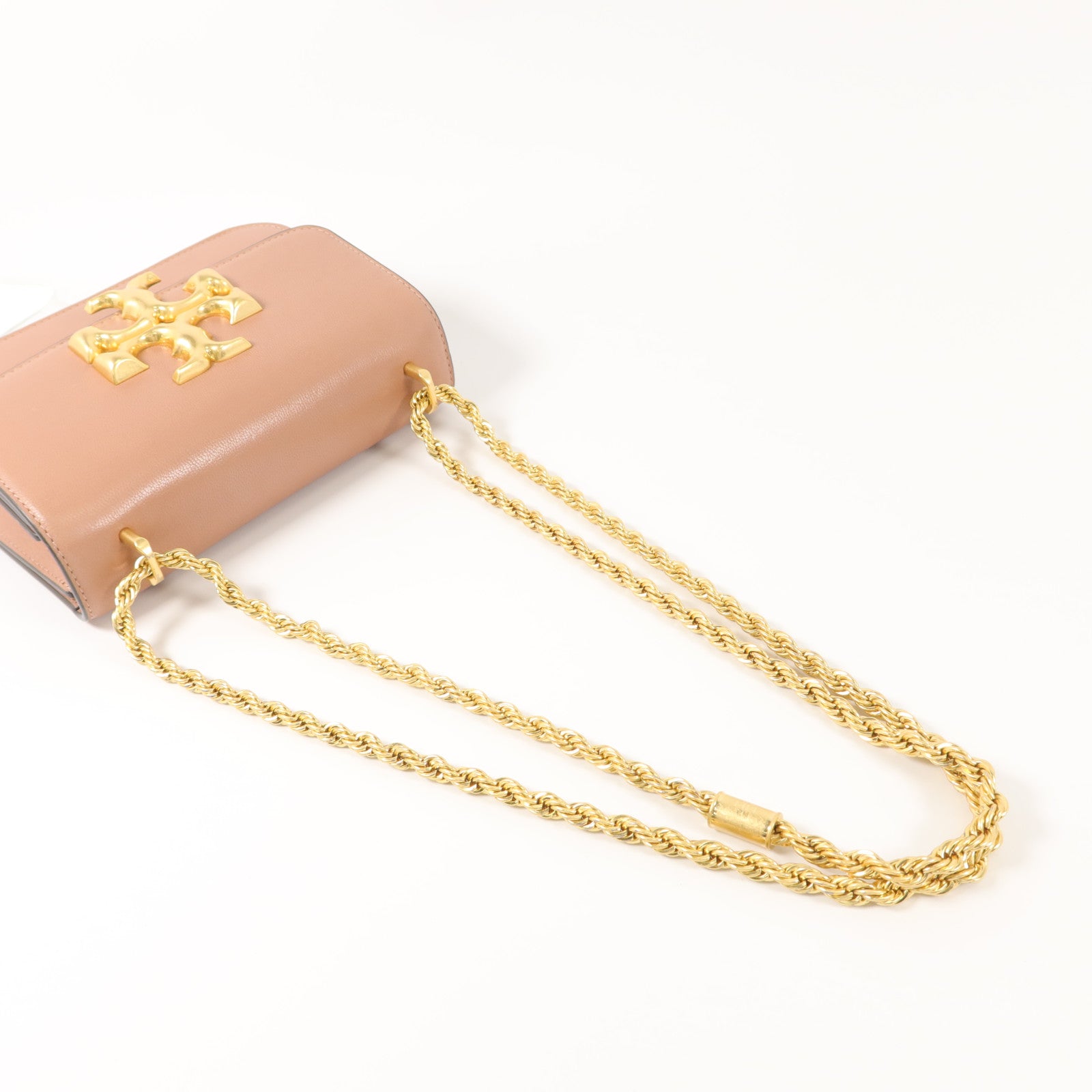 Tory Burch 牛皮皮革Chain Shoulder鏈帶肩背袋