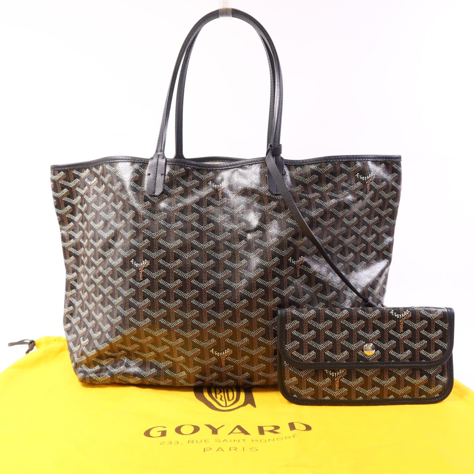 GOYARD 塗層帆布Saint Louis PM銀扣肩背袋