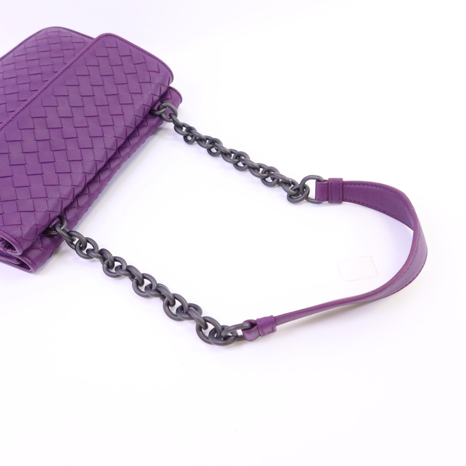 BOTTEGA VENETA 織紋皮革Chain Shoulder Bag鏈帶肩背袋