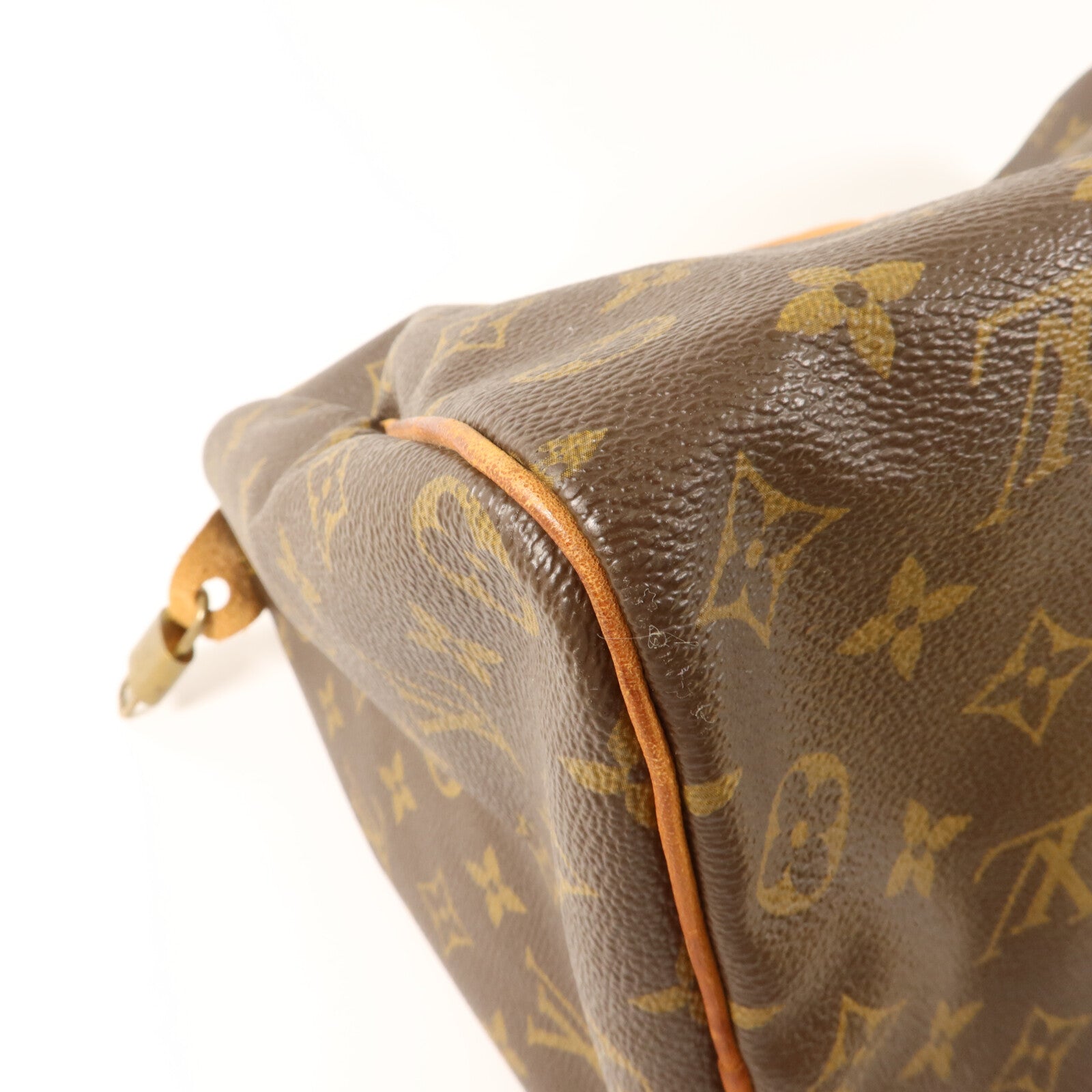 LOUIS VUITTON Monogram Speedy 35金扣手挽袋