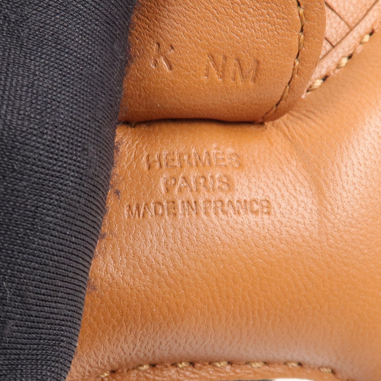 HERMES 【激減優惠】Swift/Milo皮革Rodeo PM掛飾Gold