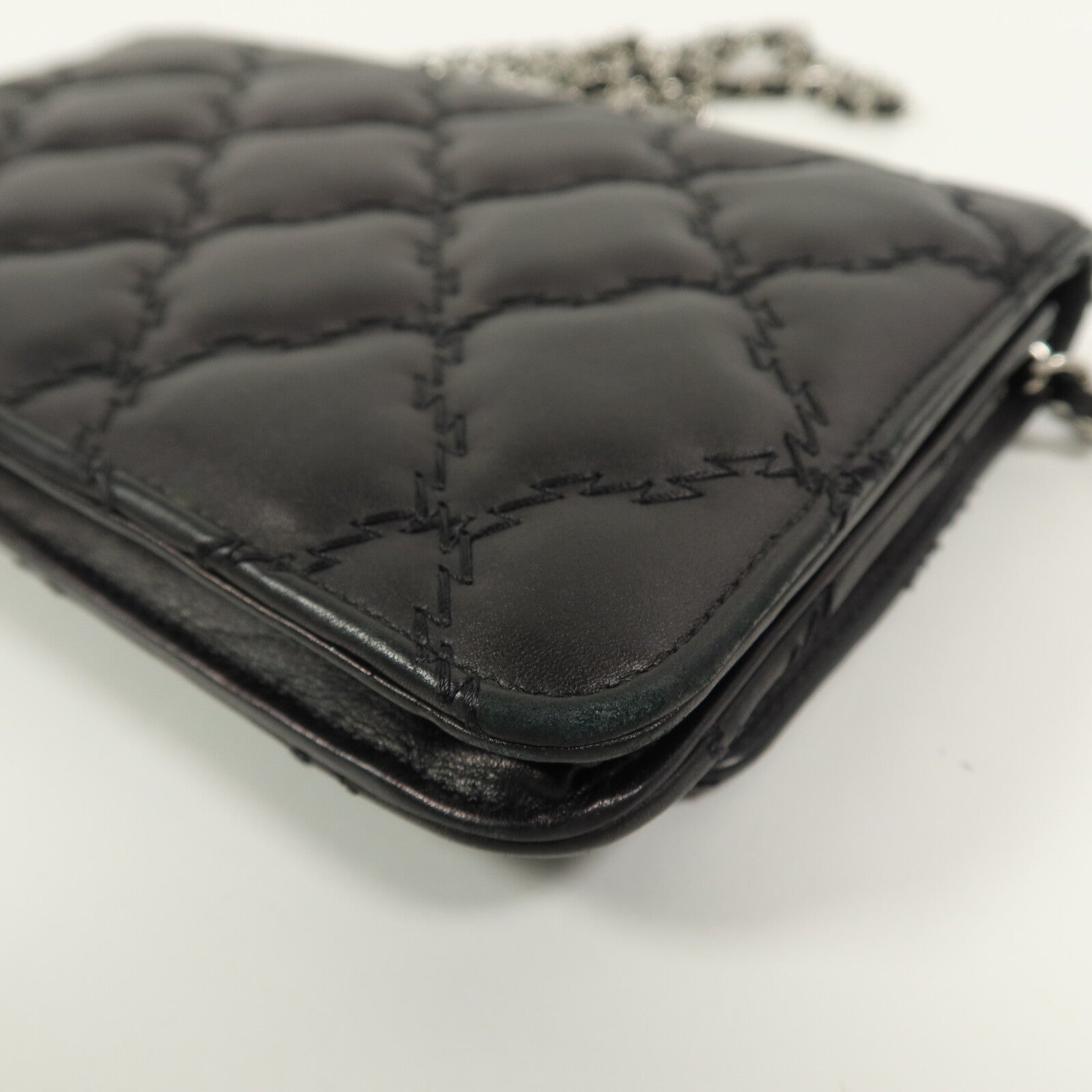 CHANEL 羊皮皮革Wallet On Chain鏈帶肩背袋