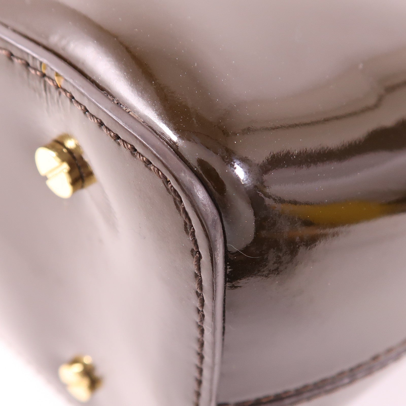 【激減優惠】漆皮皮革Tote Bag金扣手挽袋