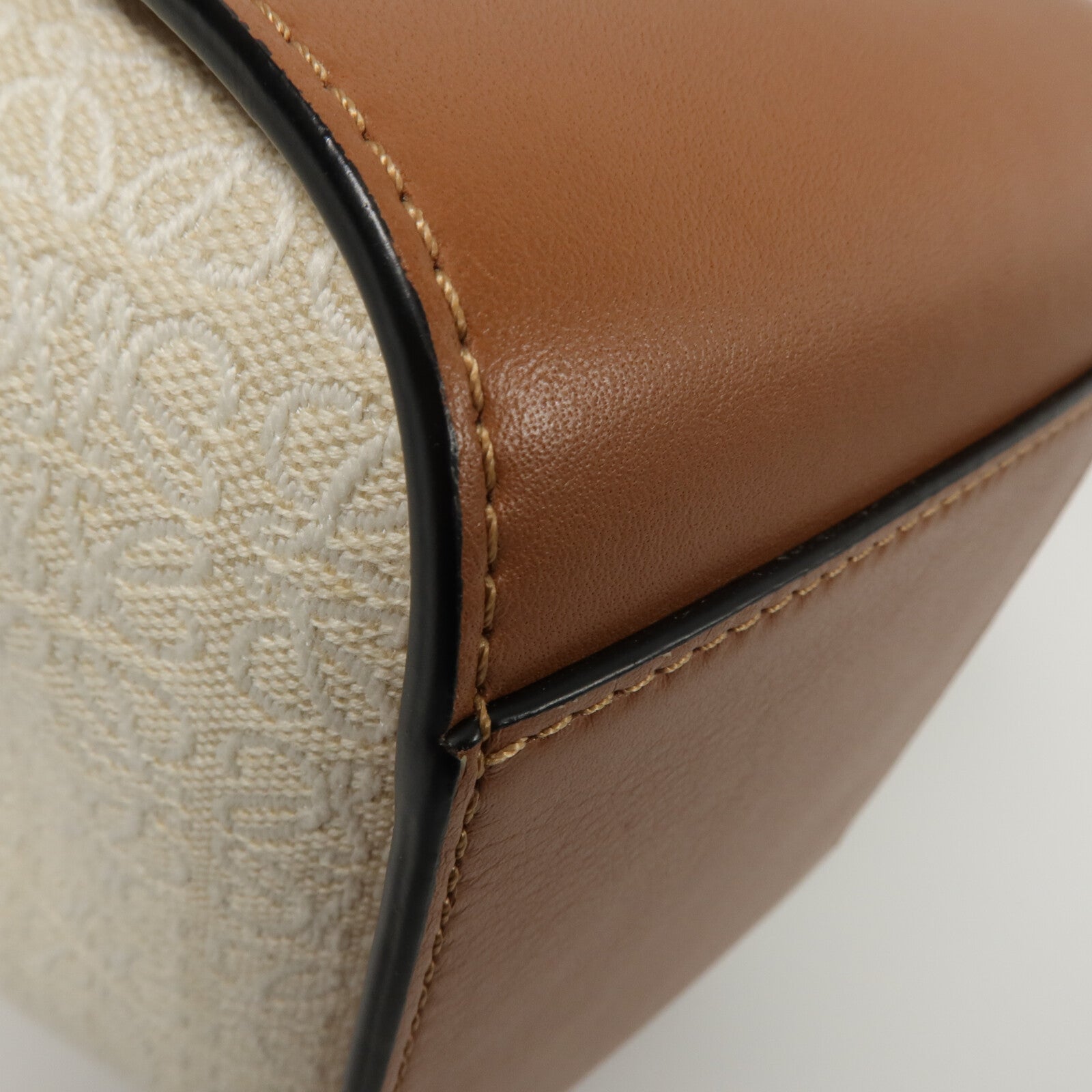 LOEWE 帆布/牛皮皮革Hammock Mini手挽肩背兩用袋