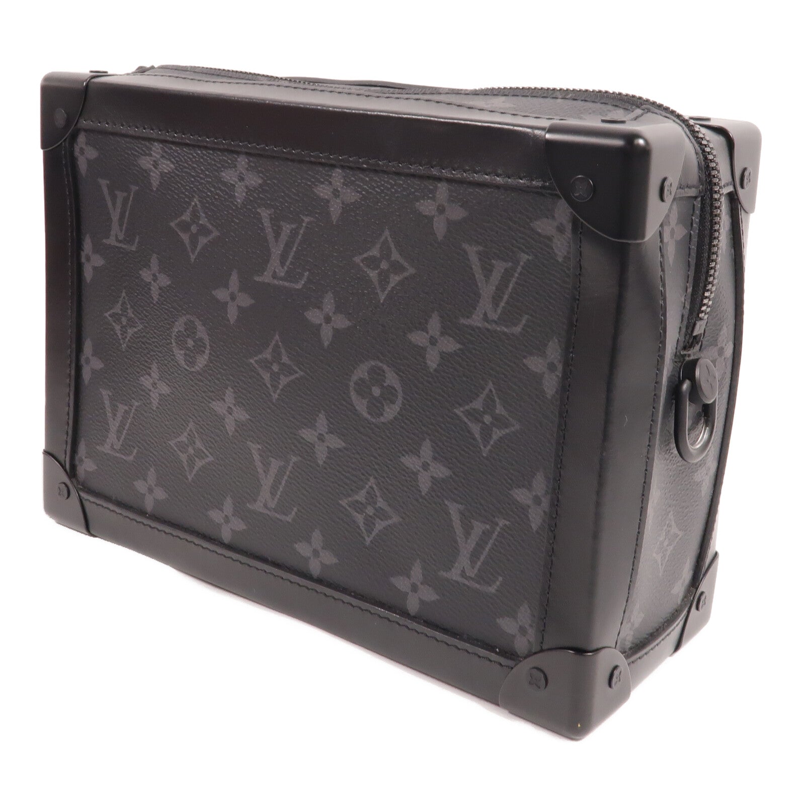 LOUIS VUITTON Monogram Eclipse Soft Trunk肩背袋