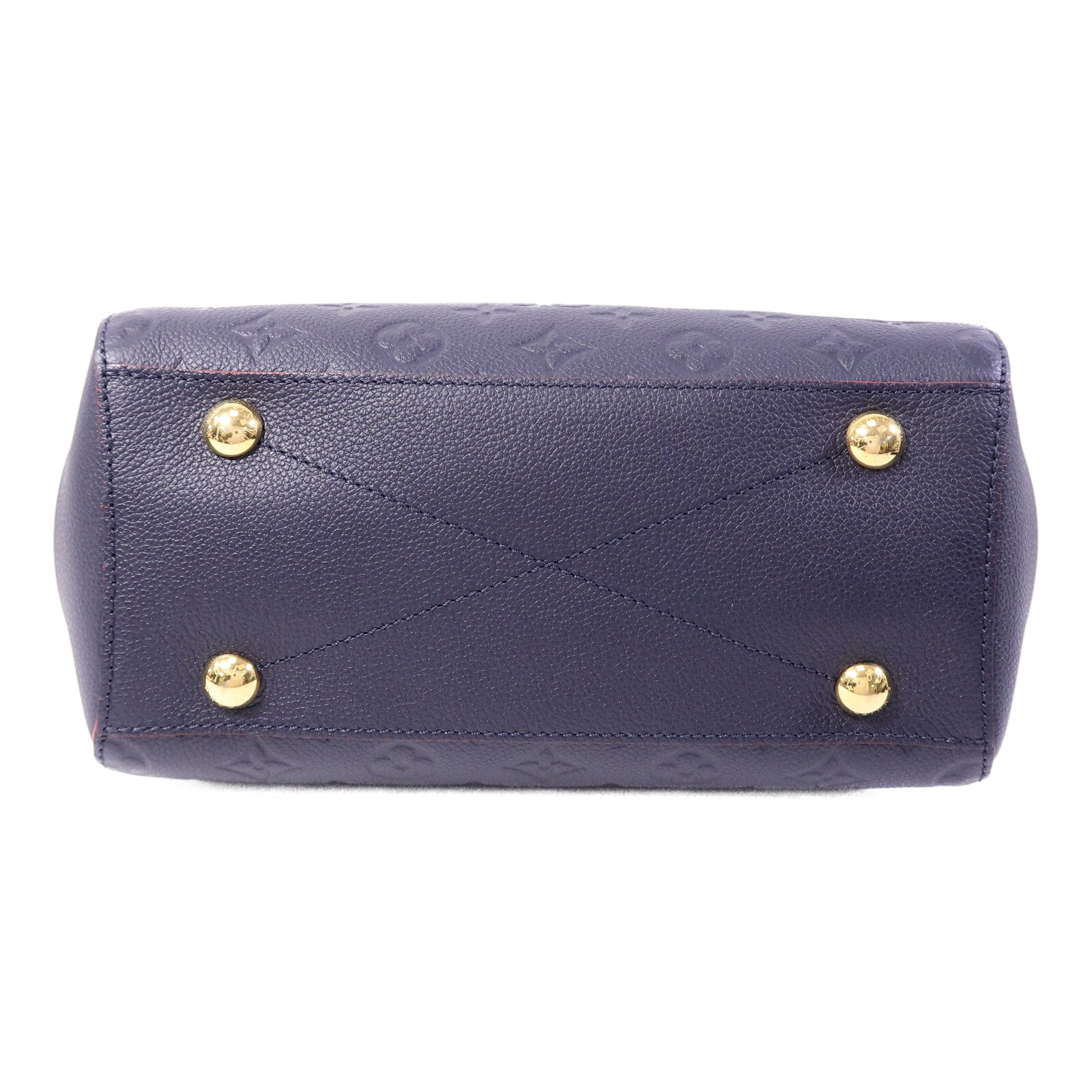 LOUIS VUITTON Monogram Empreinte Montaigne BB手挽肩背兩用袋