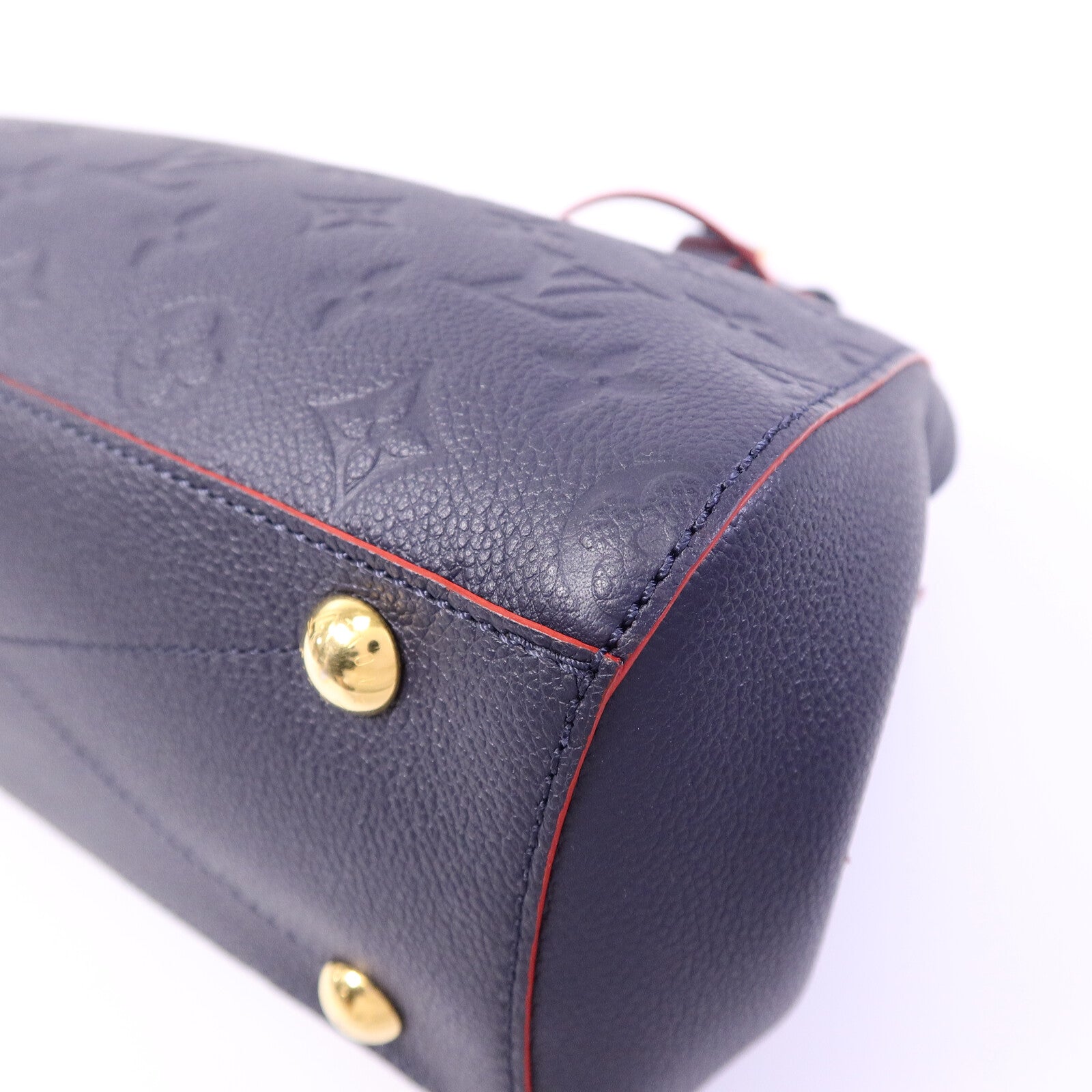 LOUIS VUITTON Monogram Empreinte Montaigne BB手挽肩背兩用袋