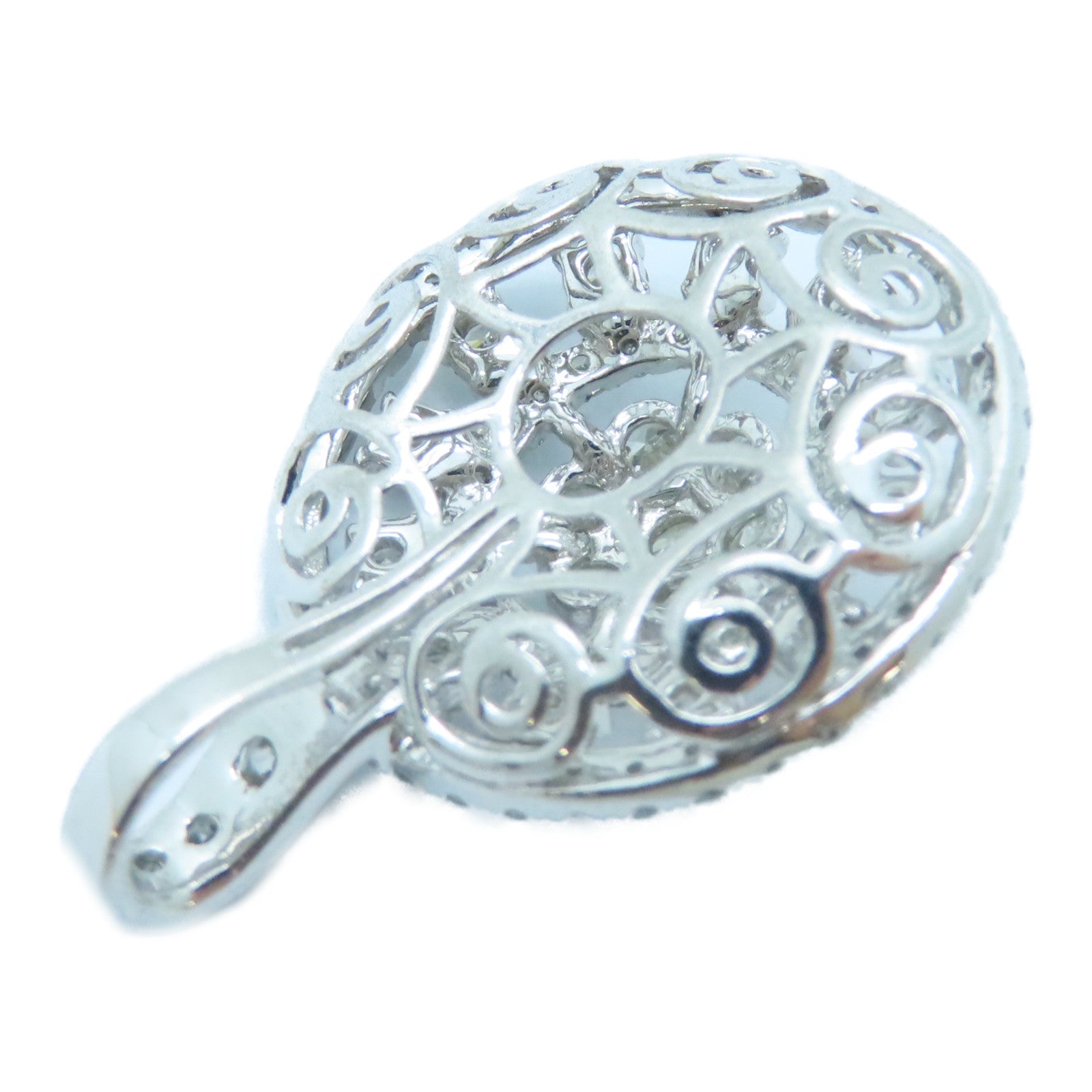 JEWELRY 18K白金Diamond Pendant Top 2.00ct鑚石吊墜