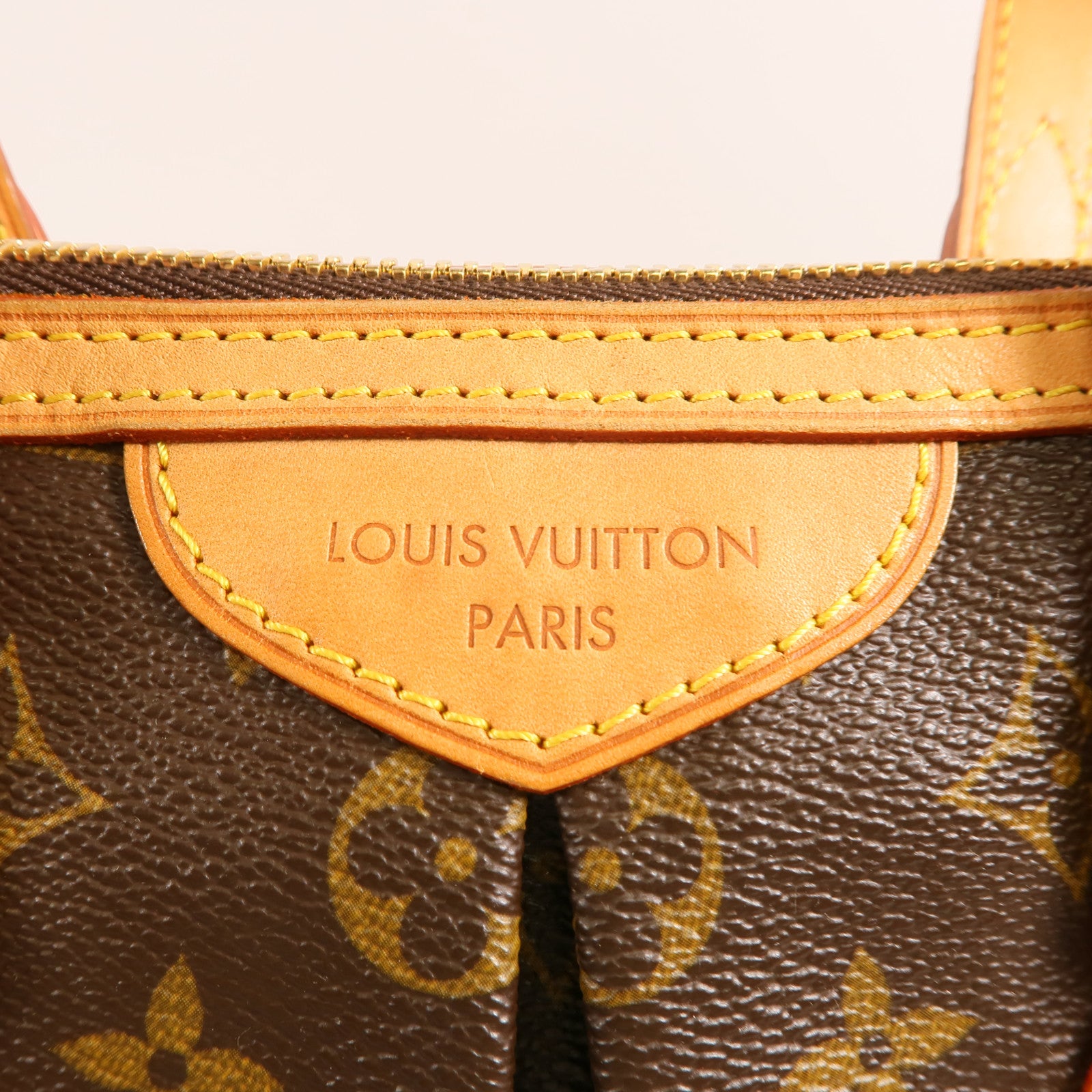 LOUIS VUITTON Monogram Palermo PM金扣手挽肩背兩用袋棕色