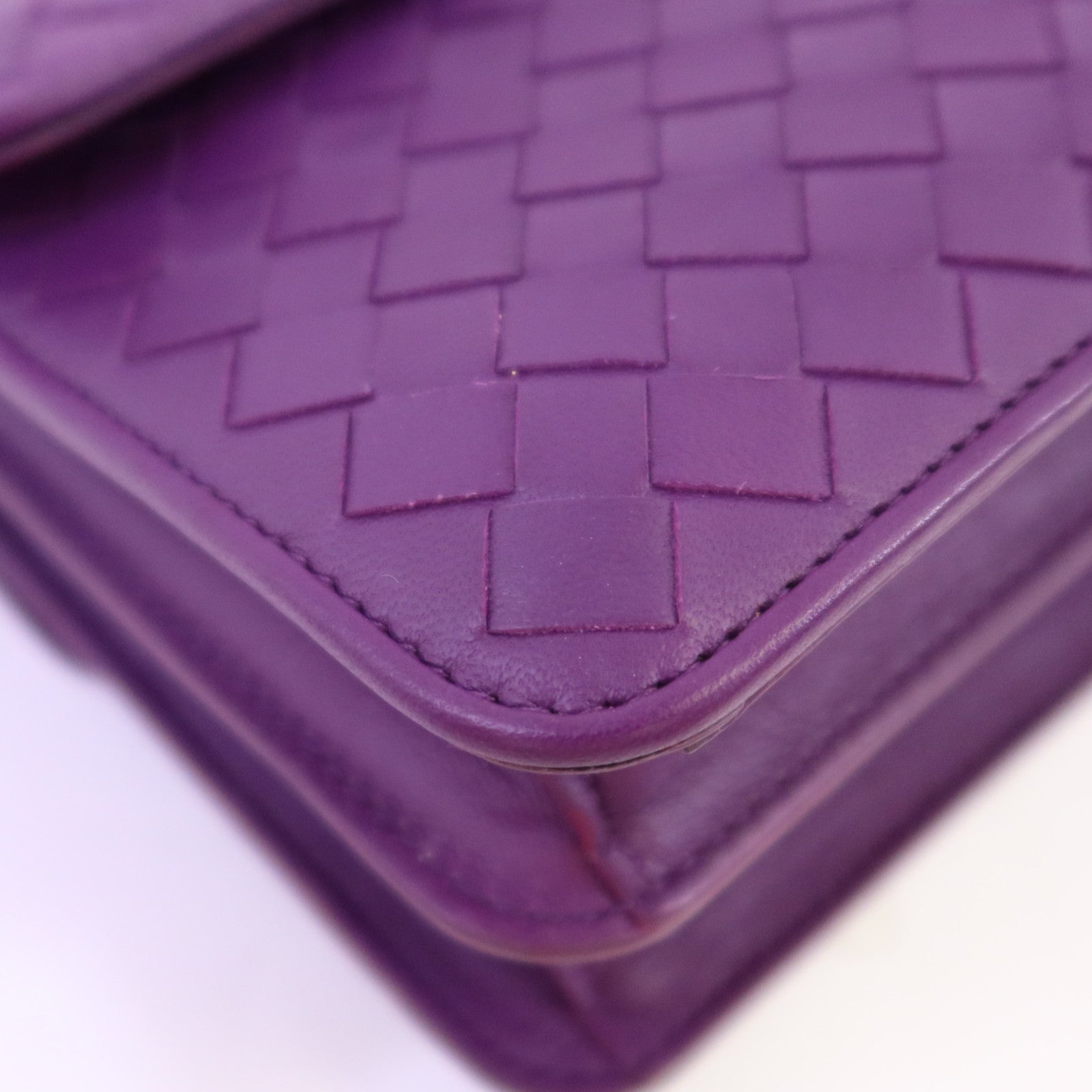 BOTTEGA VENETA 織紋皮革Chain Shoulder Bag鏈帶肩背袋