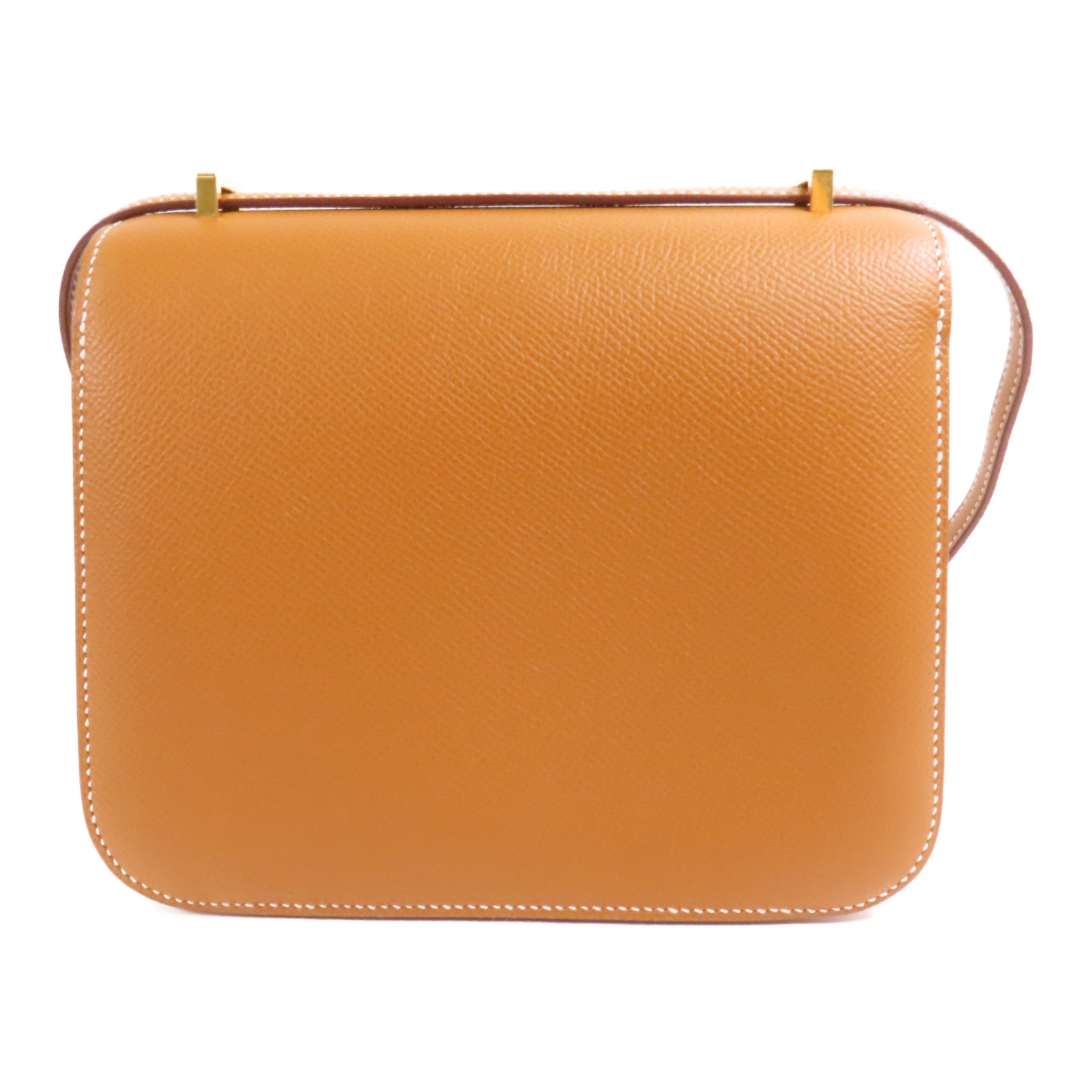 HERMES Epsom皮革Constance Mini金扣肩背袋Gold