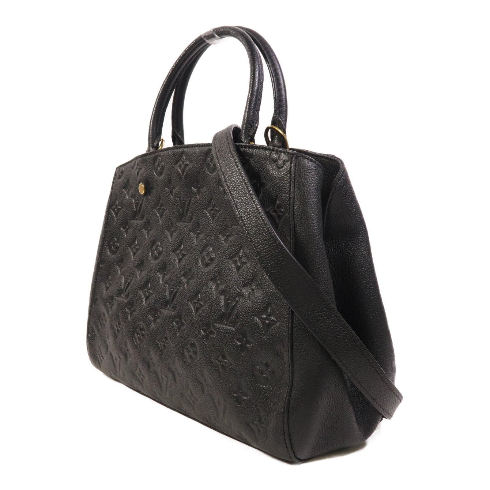 LOUIS VUITTON Monogram Empreinte Montaigne MM手挽肩背兩用袋