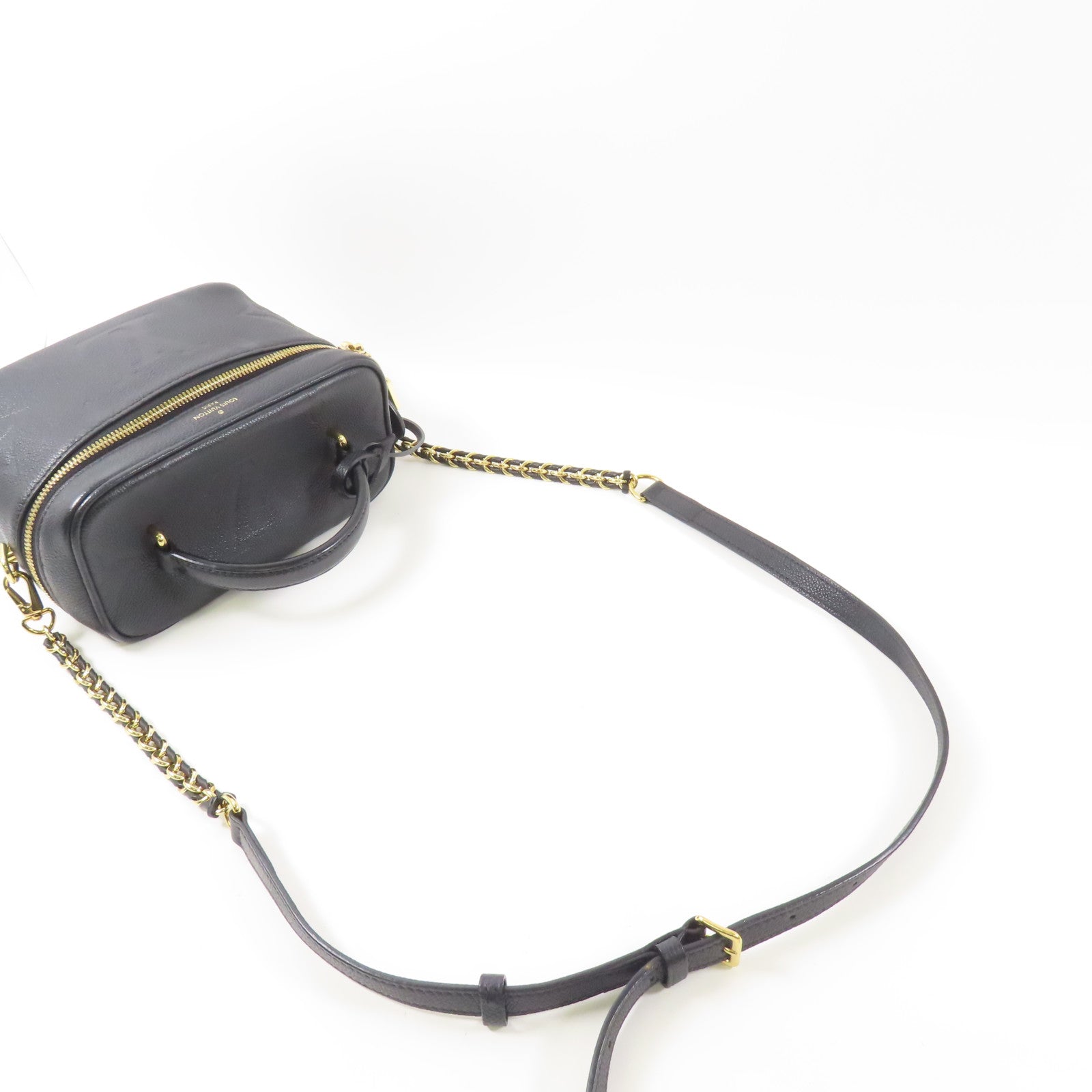 LOUIS VUITTON Monogram Empreinte Vanity Case金扣肩背袋