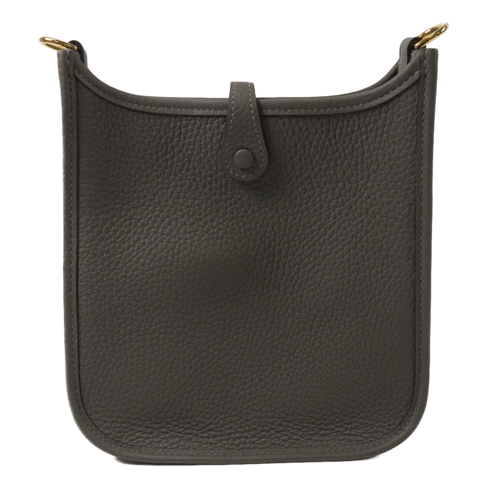 HERMES Clemence皮革Evelyne TPM肩背袋Gris Meyer