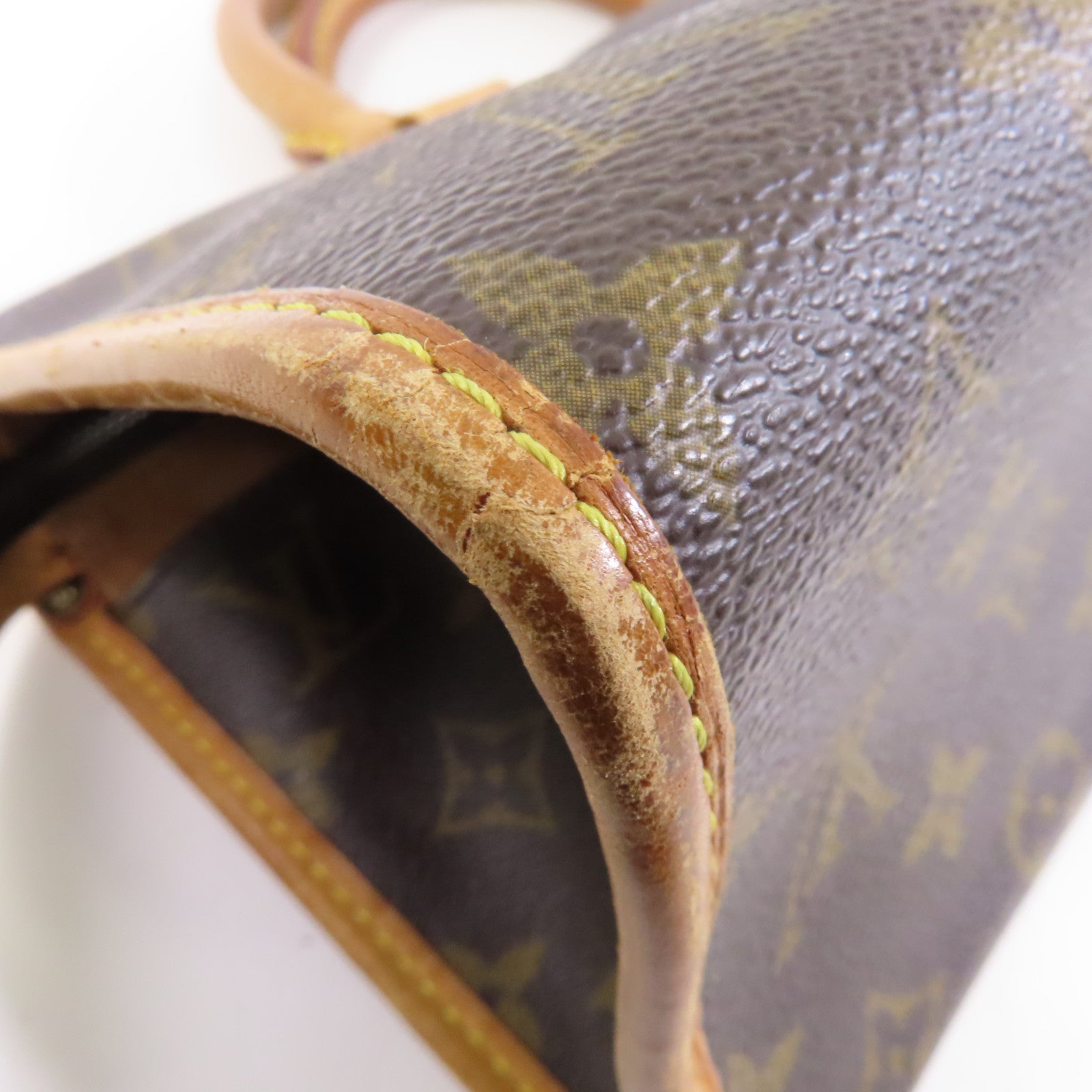 LOUIS VUITTON Monogram Popincourt金扣手挽袋啡色