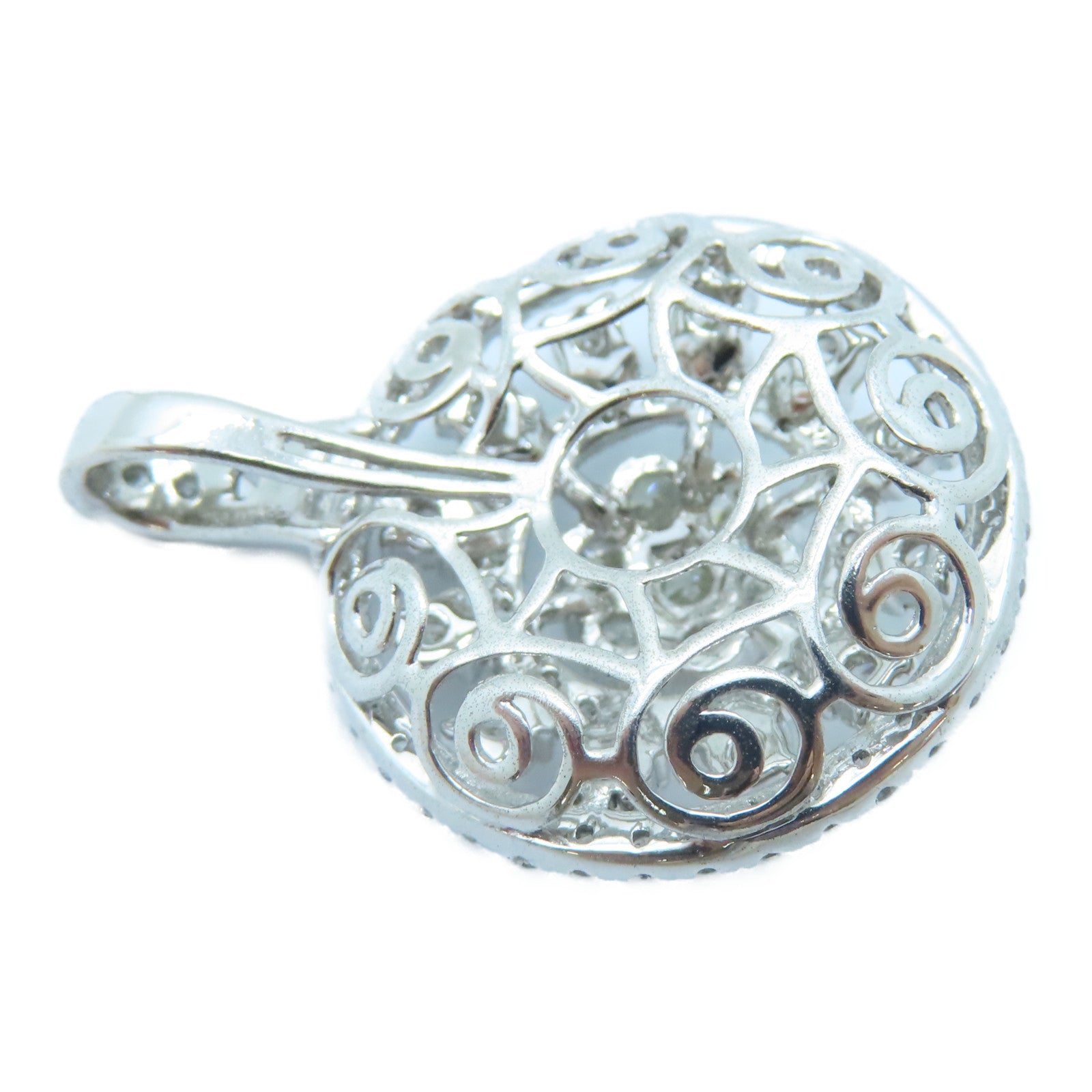 JEWELRY 18K白金Diamond Pendant Top 2.00ct鑚石吊墜