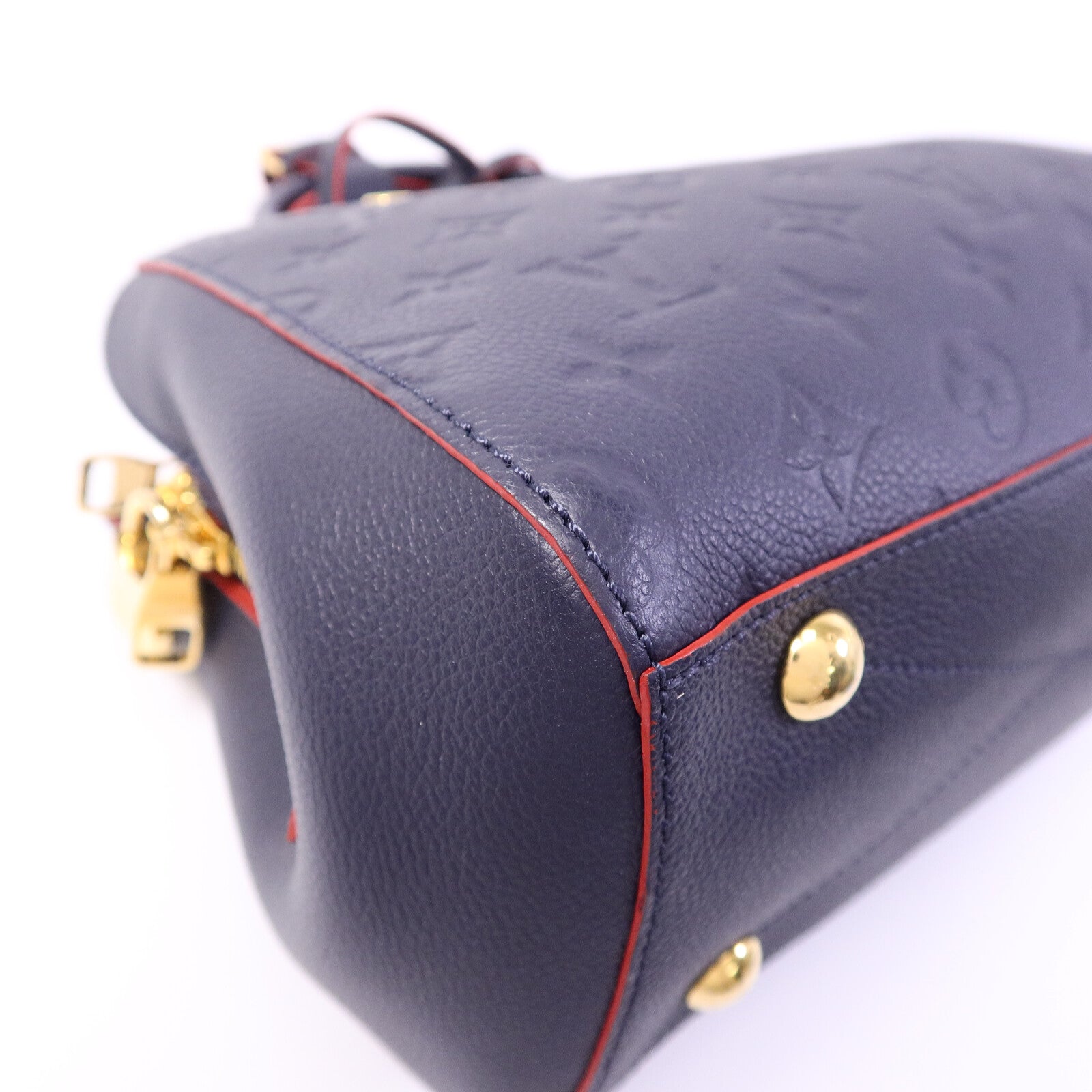 LOUIS VUITTON Monogram Empreinte Montaigne BB手挽肩背兩用袋