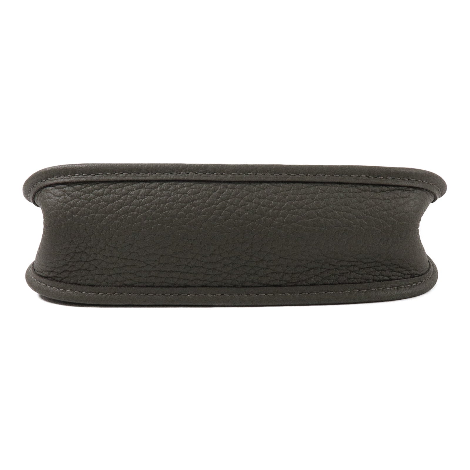 HERMES Clemence皮革Evelyne TPM肩背袋Gris Meyer