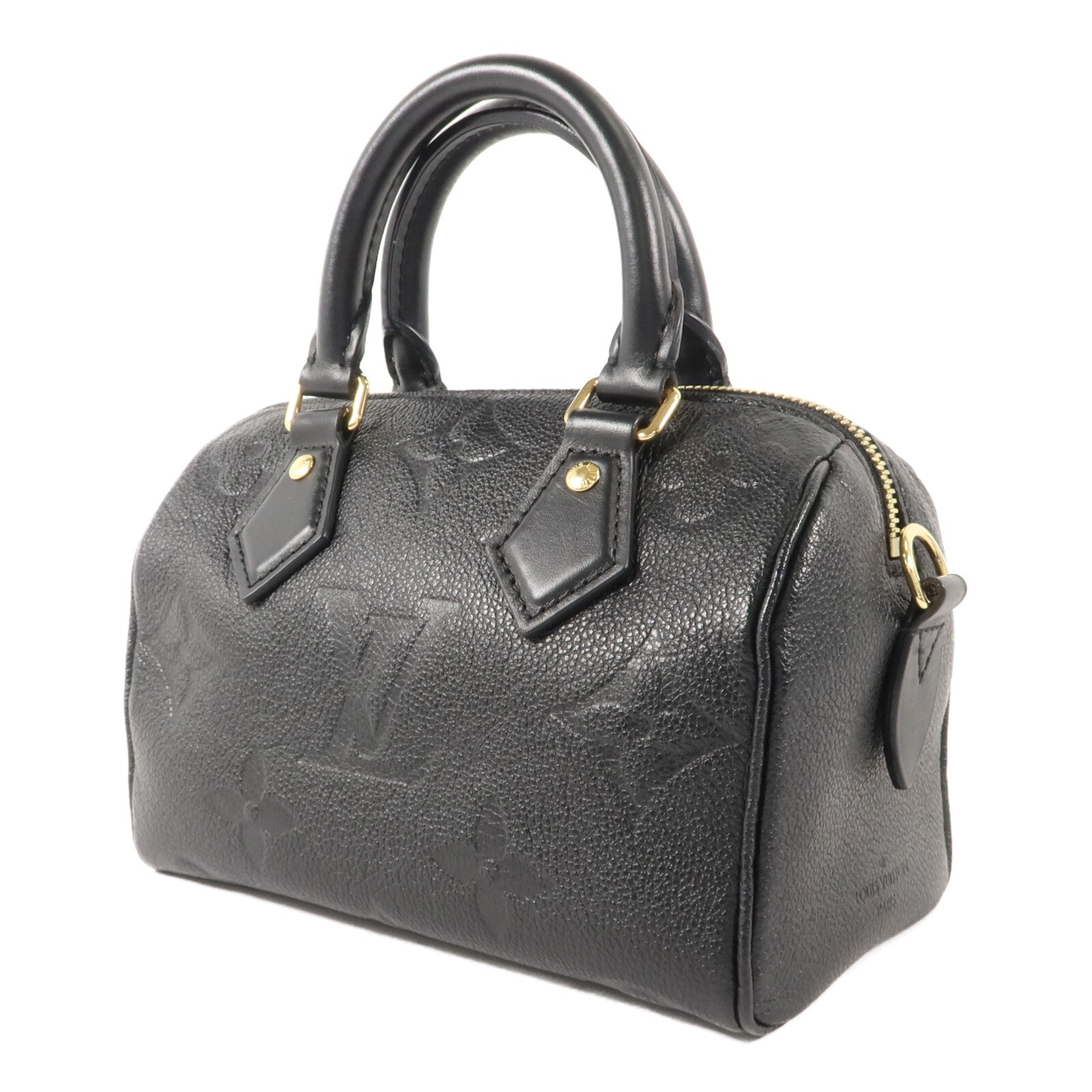LOUIS VUITTON Monogram Empreinte Speedy Bandouliere 20手挽肩背兩用袋