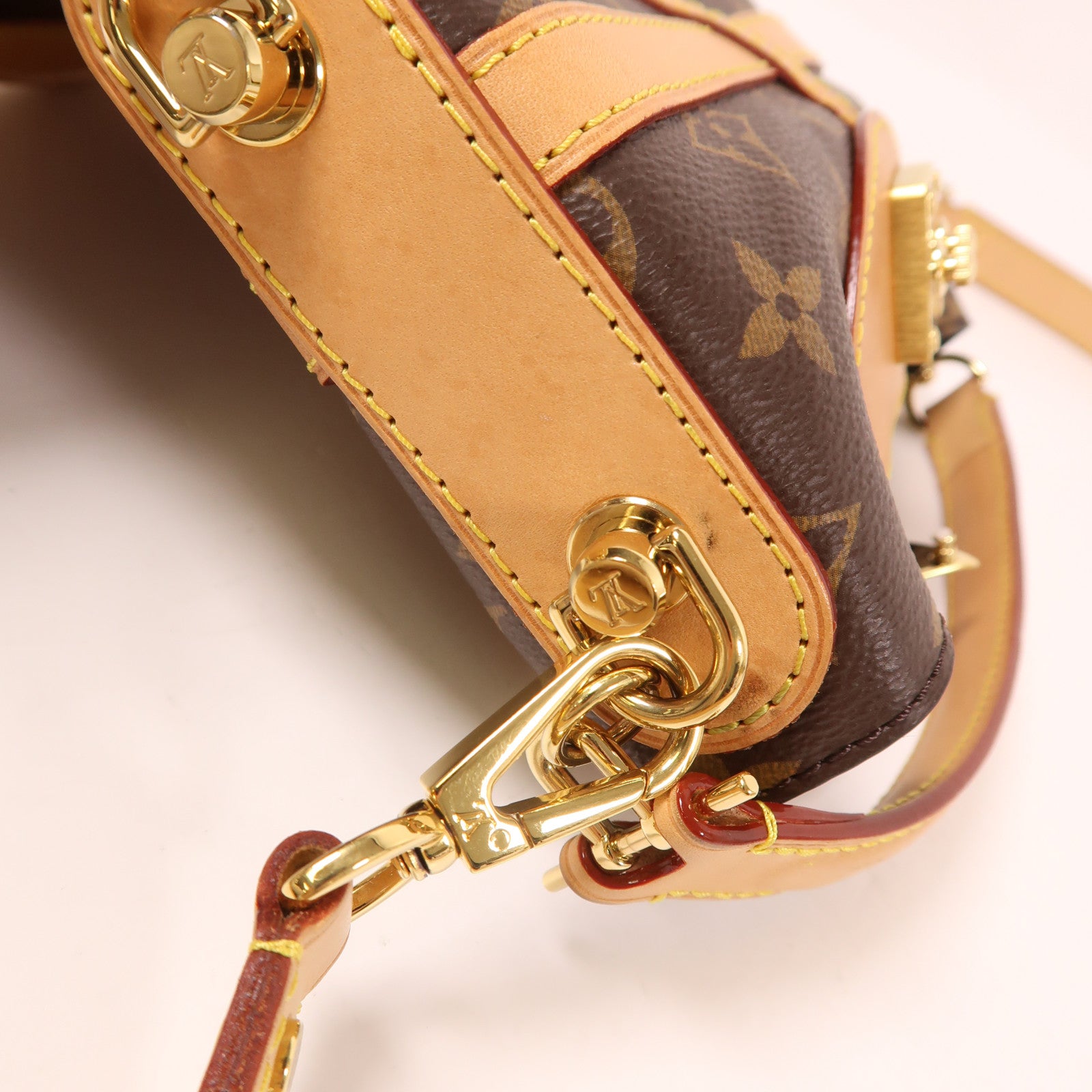 LOUIS VUITTON LV GHW Duffle 2 Way Shoulder Bag Handbag M43587 Monogram Brown